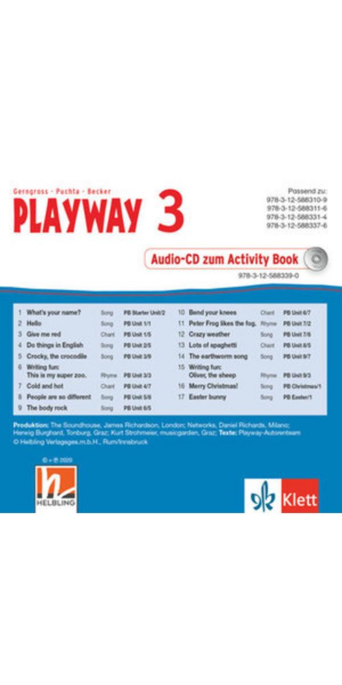 Klett Verlag Hörspiel Playway 3. Ab Klasse 3, (1-St)