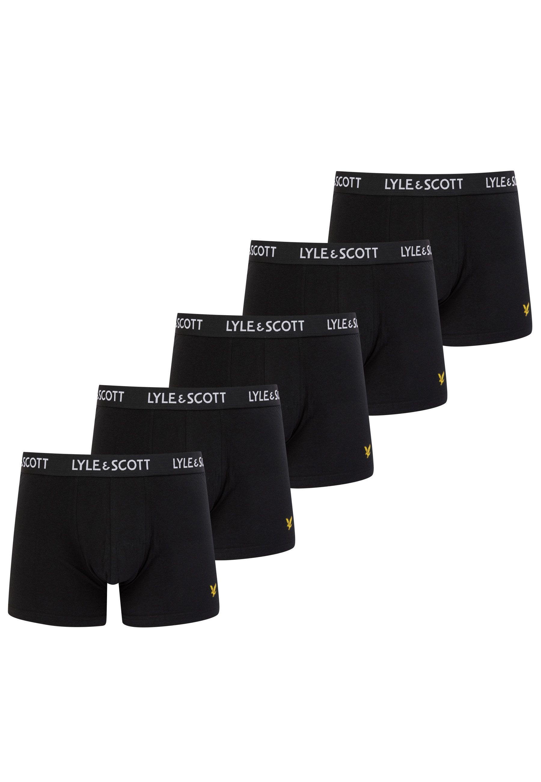 Lyle & Scott Boxershorts Boxershorts Miller Unterhosen 5-Pack (5-St)
