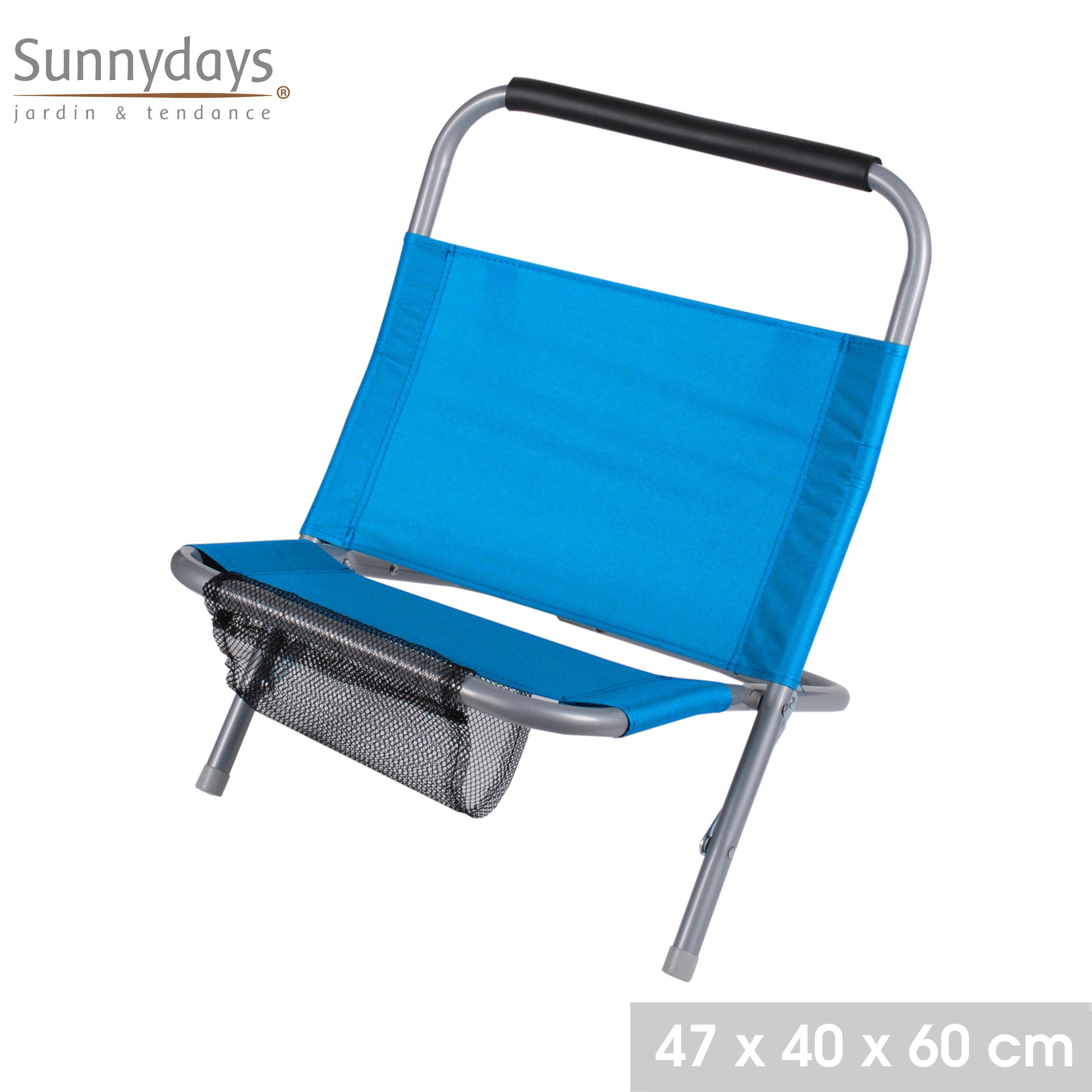 Sunnydays Campingstuhl Strandstuhl Klappstuhl Strandliegestuhl LE günstig online kaufen
