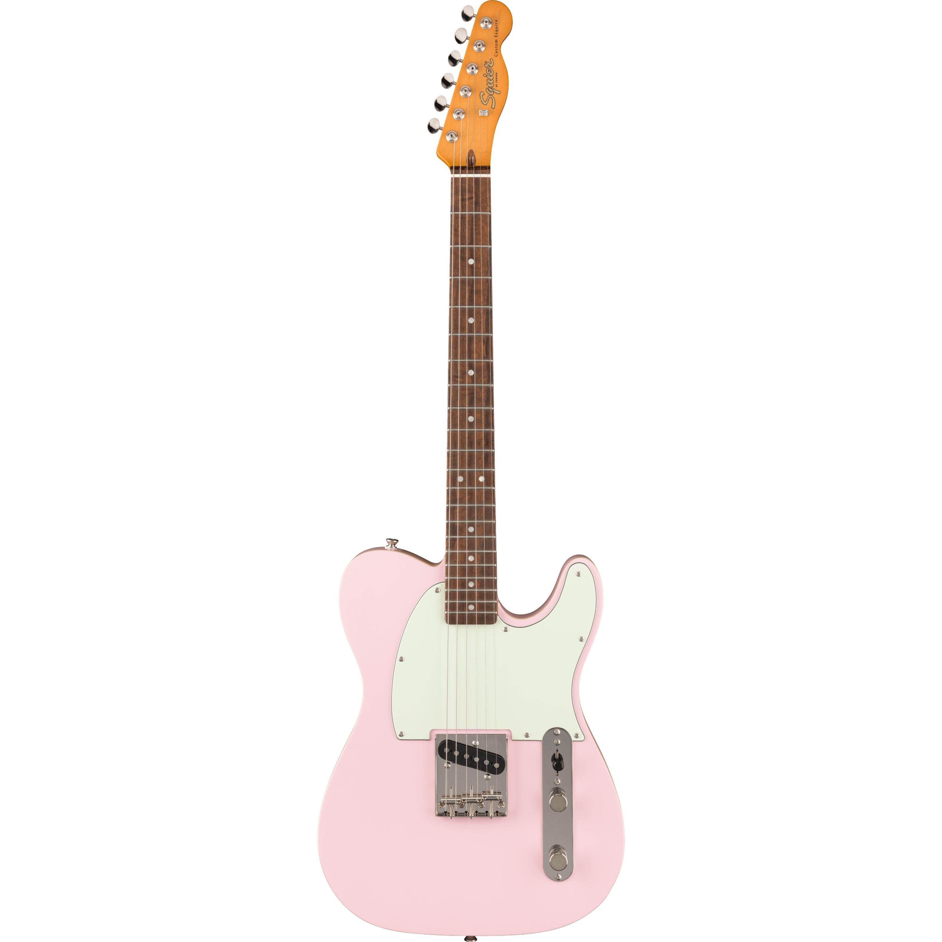 Squier E-Gitarre, E-Gitarren, T-Modelle, Limited Edition FSR Classic Vibe '60s Custom Esquire Shell Pink -