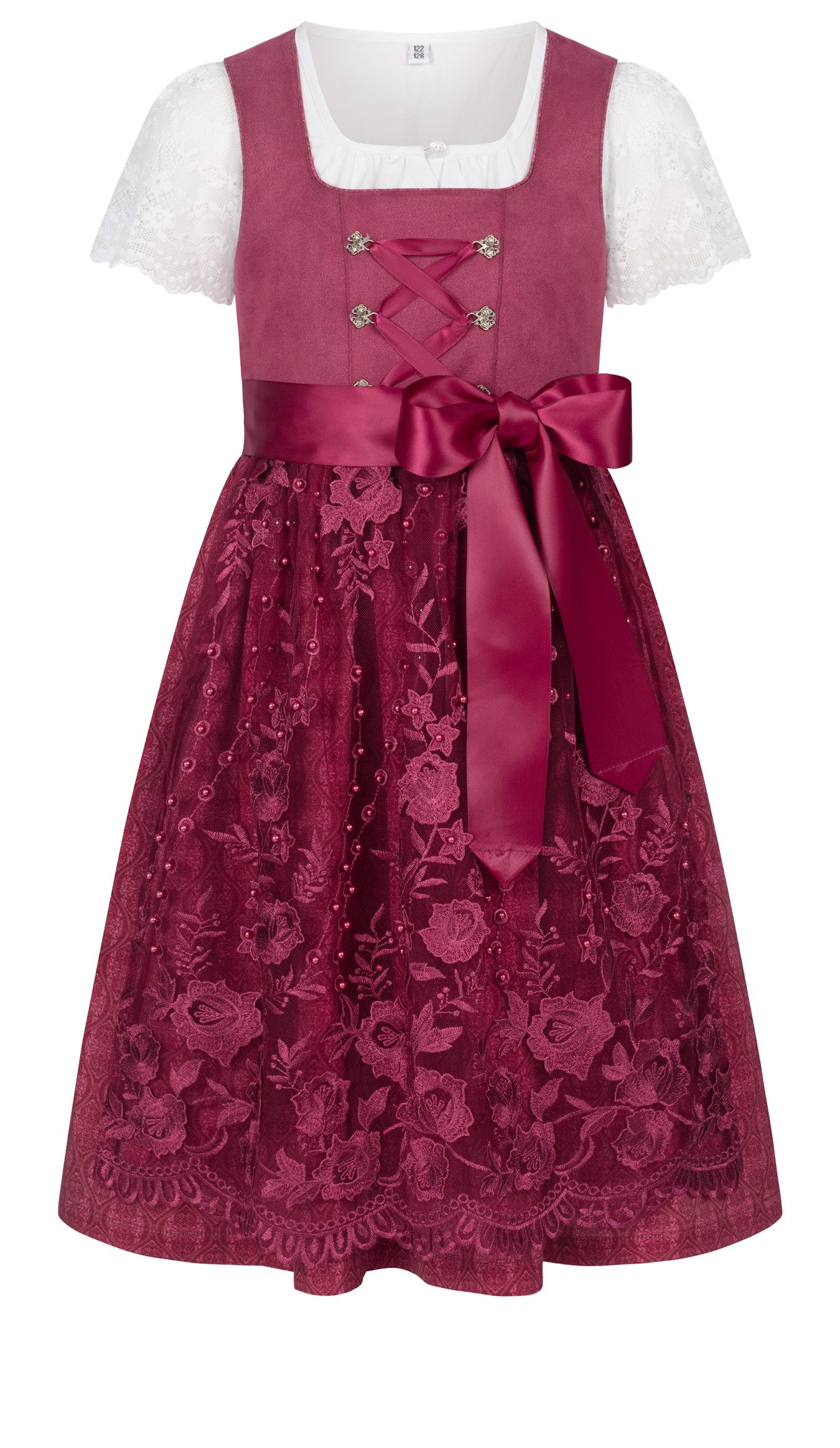 Dirndl Kinderdirndl Gundi in Beere von Nübler