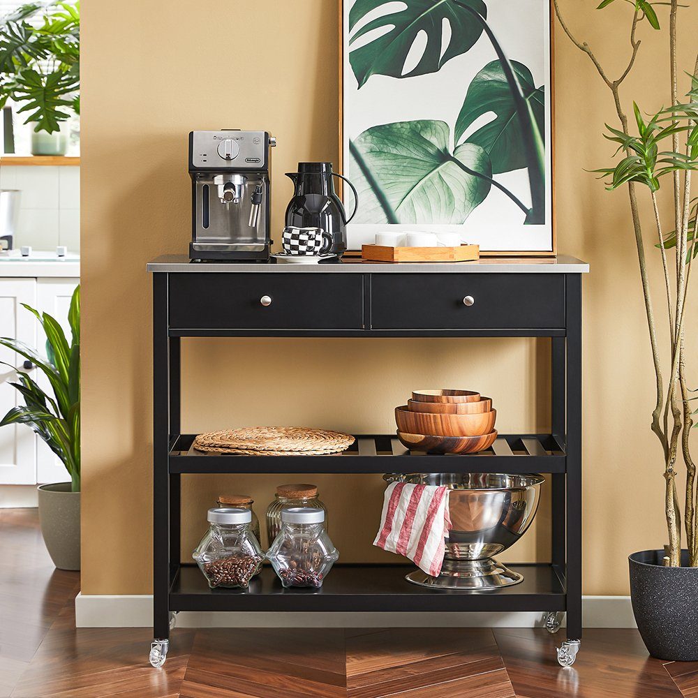 SoBuy Küchenwagen FKW47, Sideboard Flurschrank Servierwagen günstig online kaufen