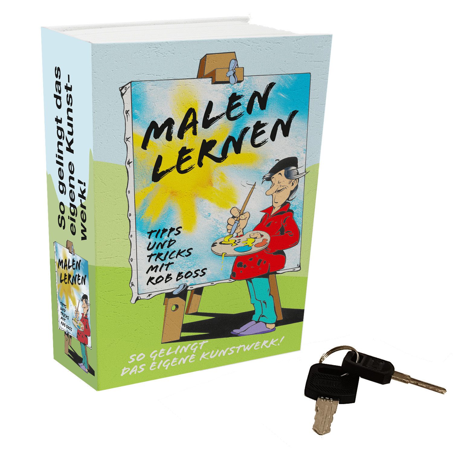 speecheese Buchtresor Malen lernen Booksafe