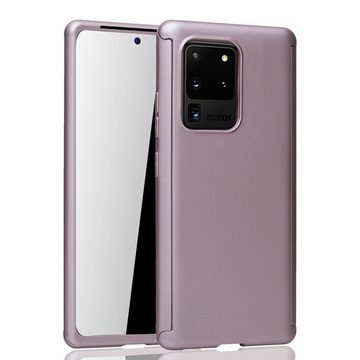 König Design Handyhülle Samsung Galaxy S20 Ultra, Samsung Galaxy S20 Ultra Handyhülle 360 Grad Schutz Full Cover Rosa