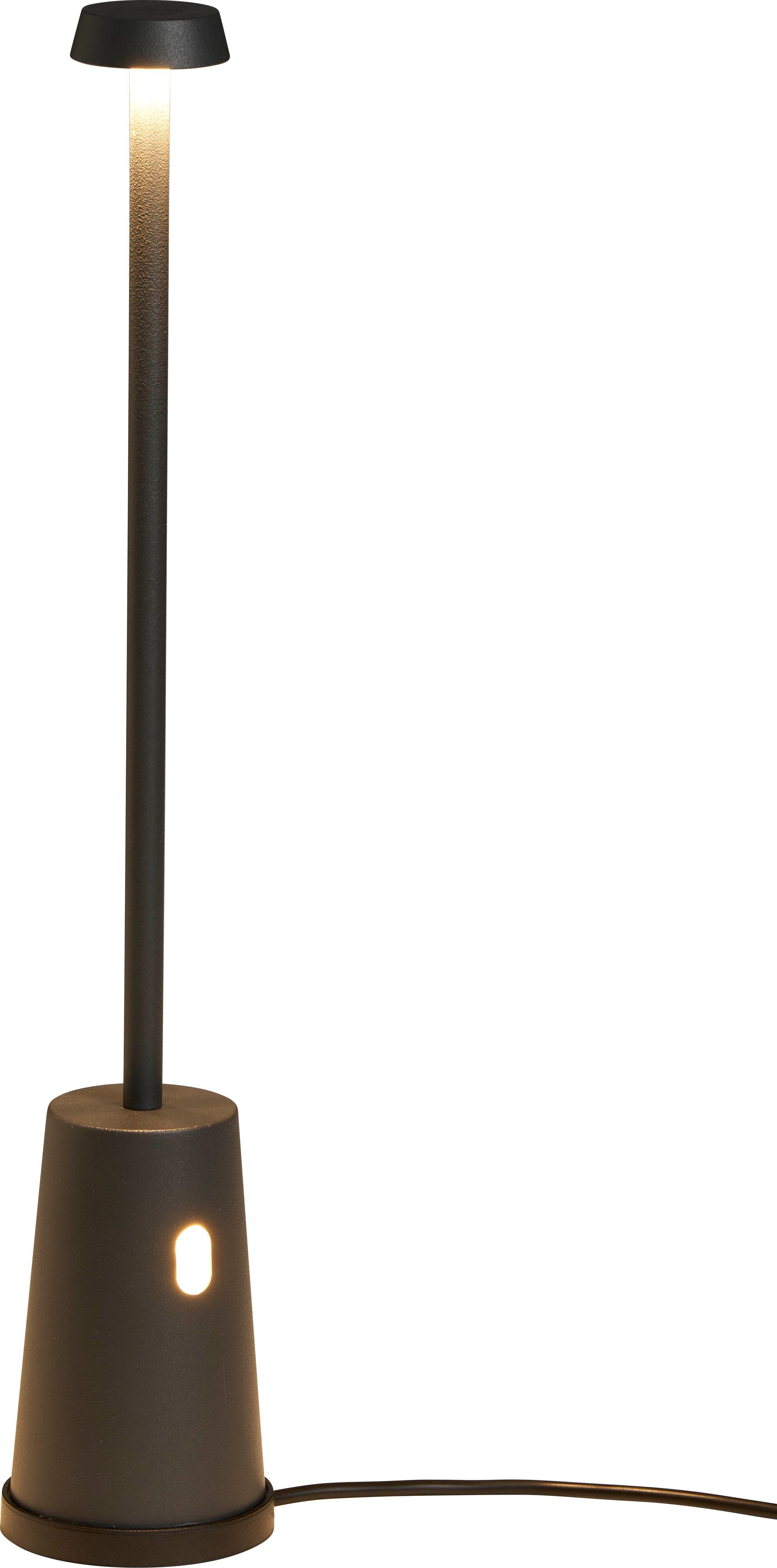 LED Tischleuchte Northpoint LED Tischlampe Ladestation dimmbar warmweiß 3000K IP54