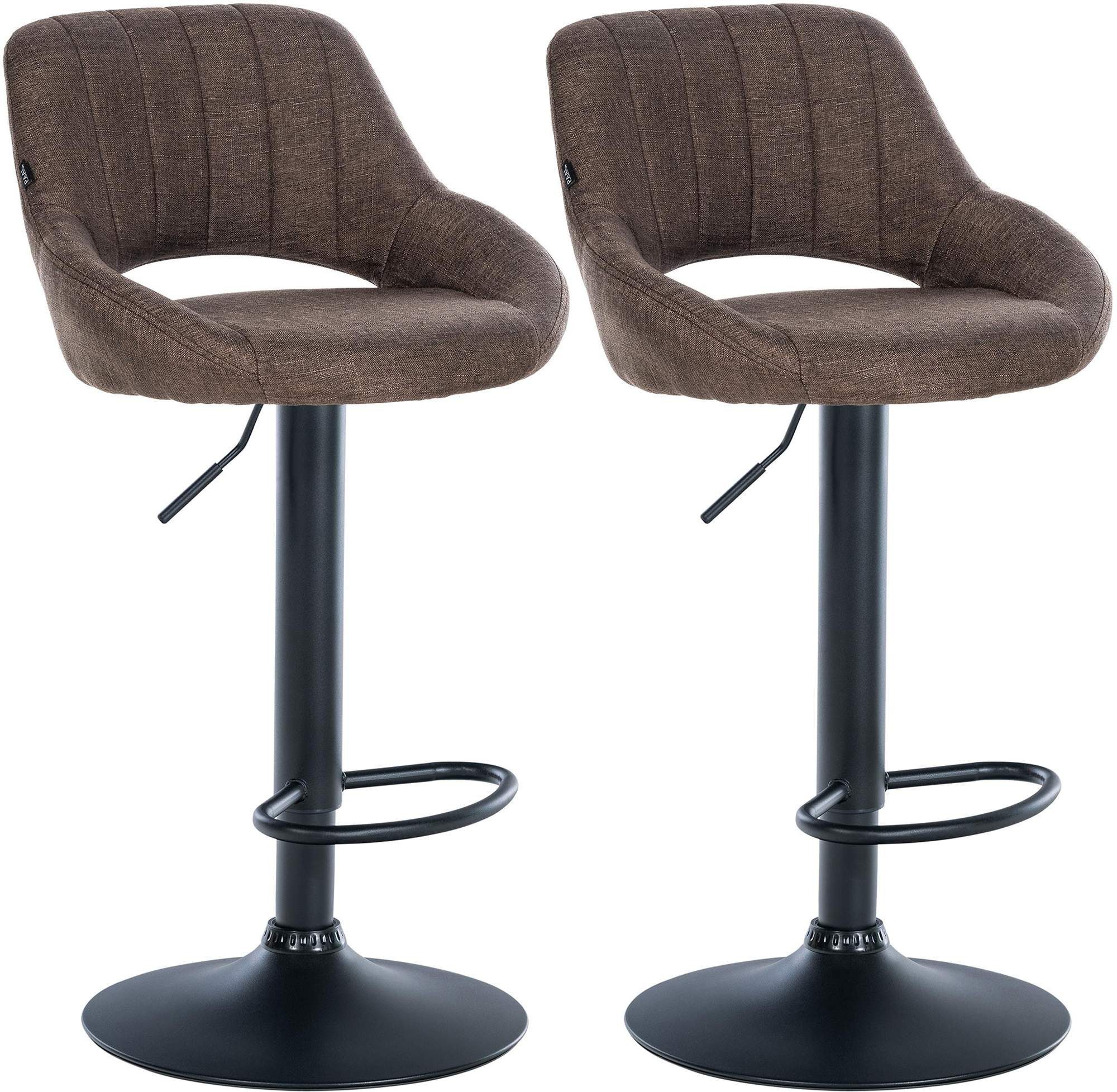 CLP Barhocker Milet Stoff (2er Set, günstig online kaufen