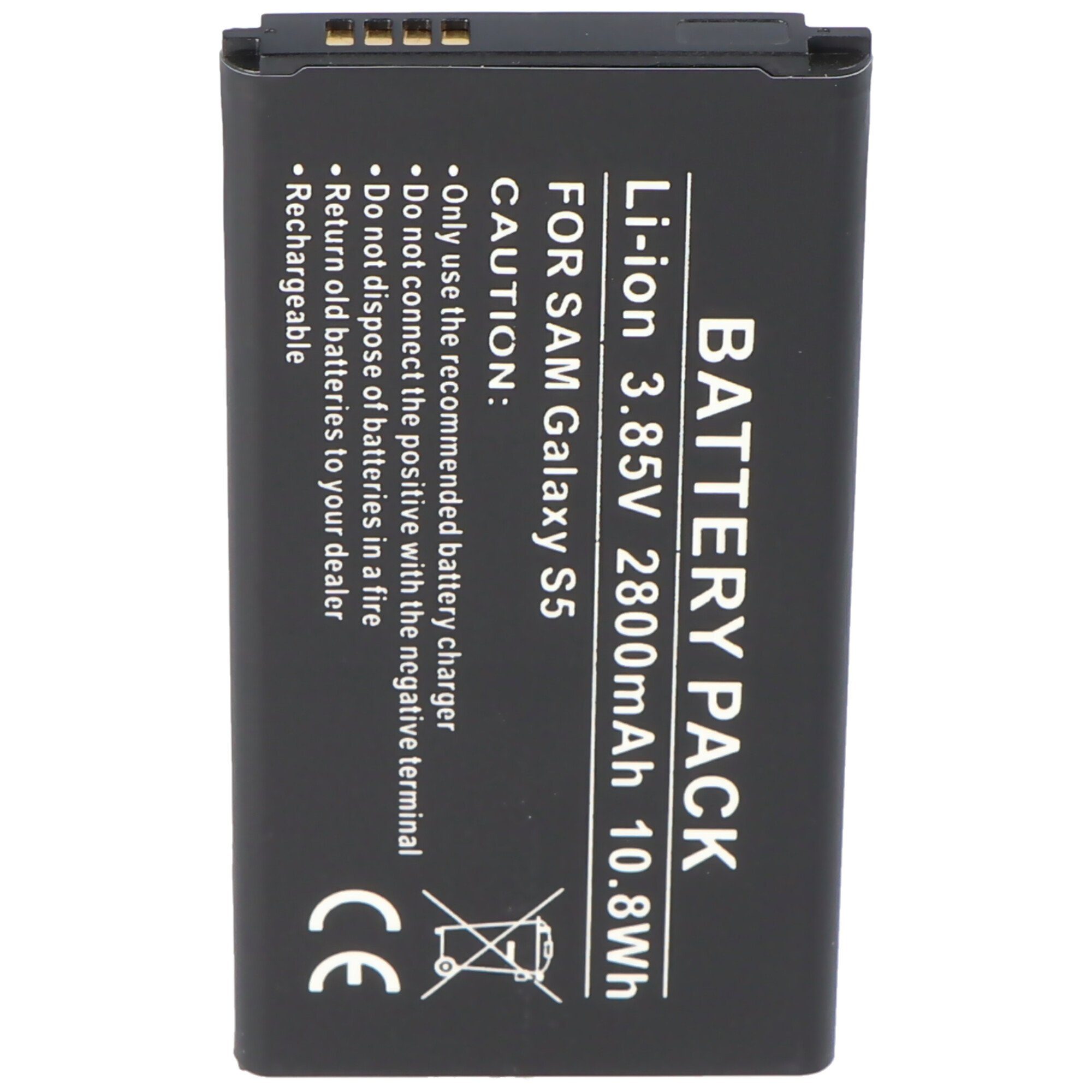 AccuCell Samsung Galaxy S5 Akku als Nachbauaku von AccuCell mit 2800mAh Akku 2800 mAh (3,9 V)