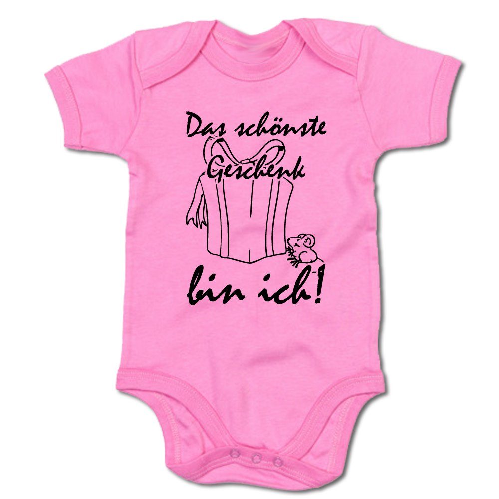 G-graphics Kurzarmbody Das schönste Geschenk bin ich! Baby Body mit Spruch / Motiv / Aufdruck • als Geschenk