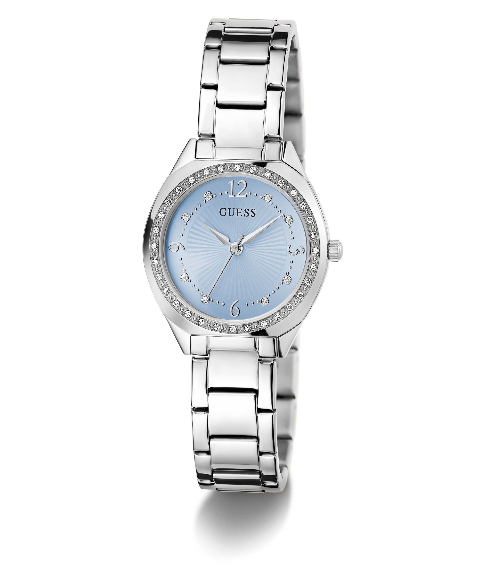Guess Quarzuhr GUESS-CHARLOTTE GW0767L6, Armbanduhr, Damenuhr, Edelstahlarmband, analog