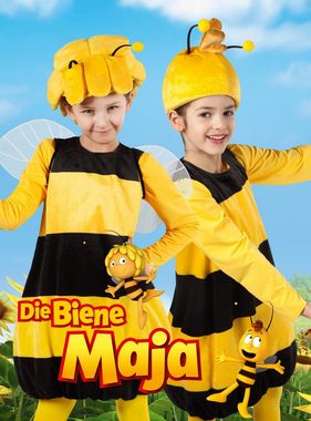 Maskworld Kostüm Biene Maja Kopfbedeckung für Kinder, Für kleine Bienen mit Köpfchen - original lizenziert!