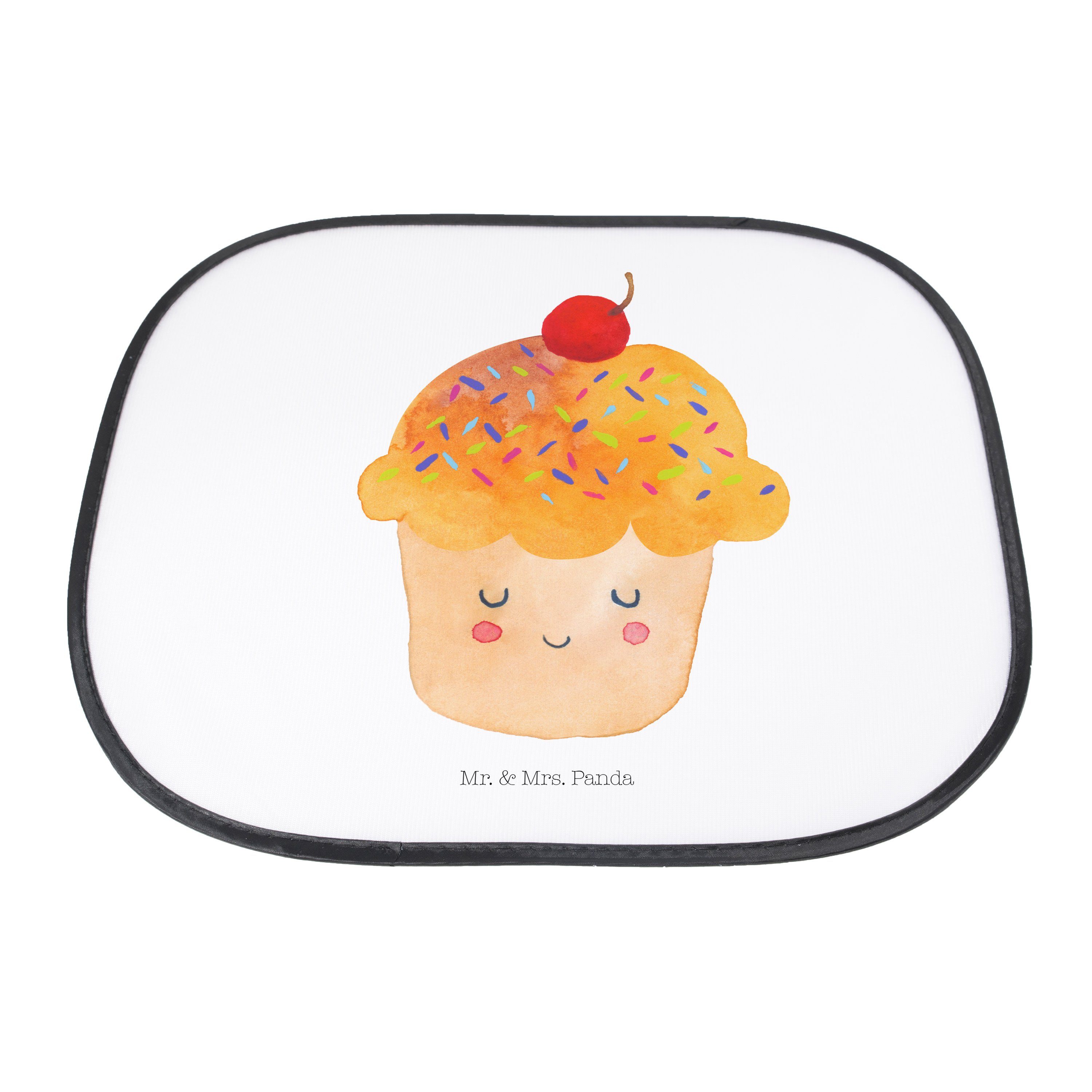 Sonnenschutz Cupcake - Weiß - Mr. & Panda, Sonnenschutz Cu, Baby, Kinder, Seidenmatt Mrs. Sonnenschutz Geschenk