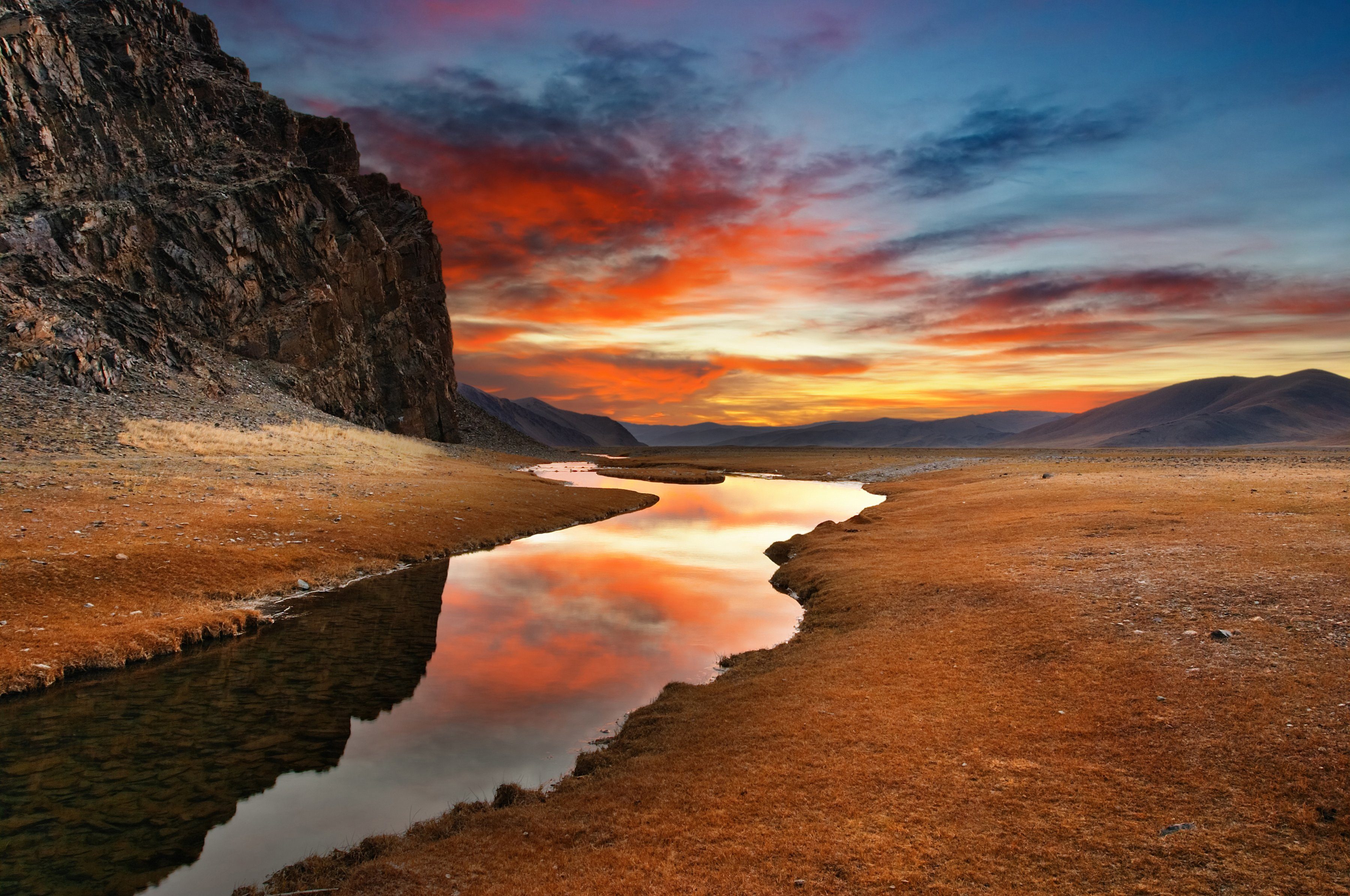 Fototapete Mongolian Daybreak
