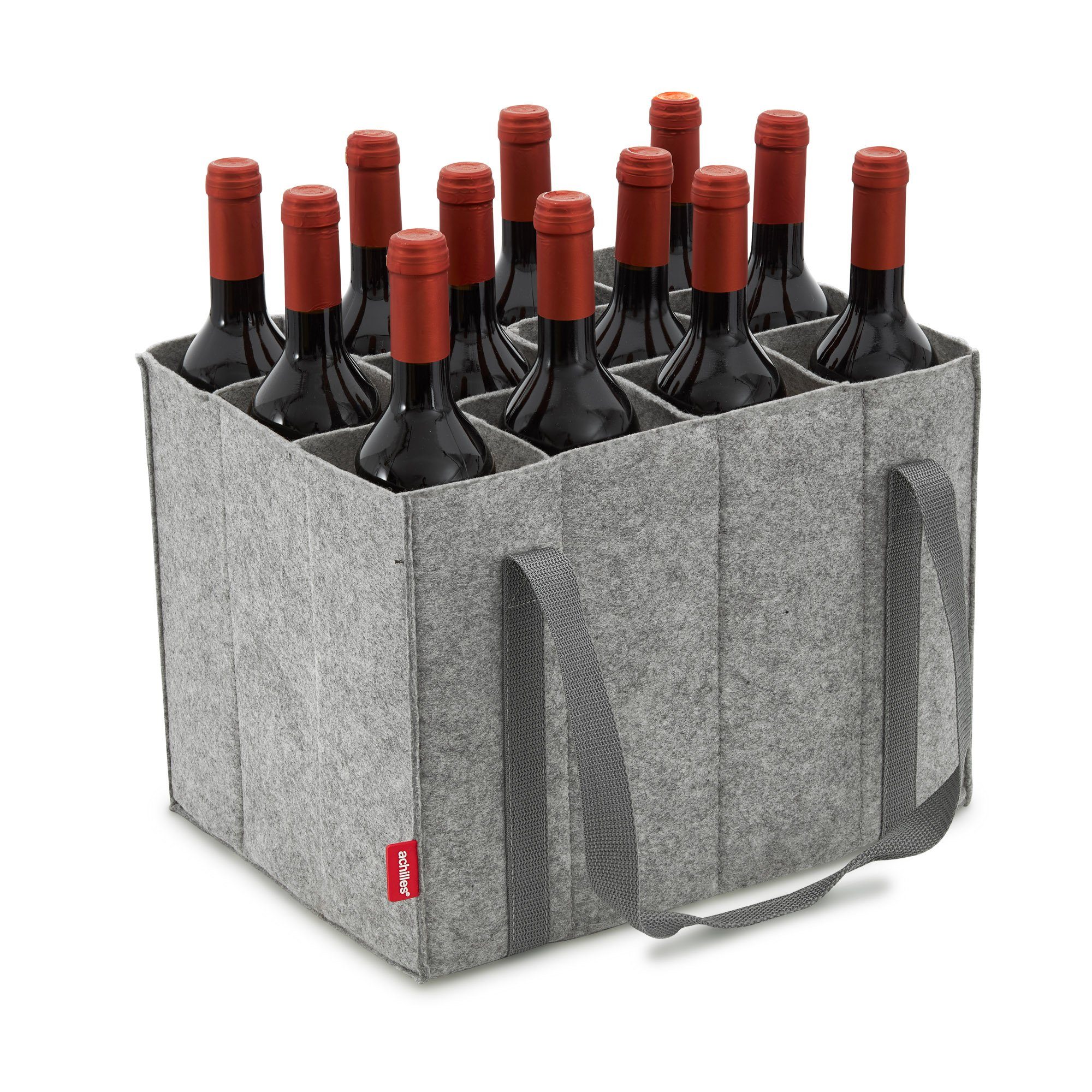 achilles Flaschenkorb Flaschentasche mit 12 Fächer, Auch für 1,5 Liter Flas günstig online kaufen