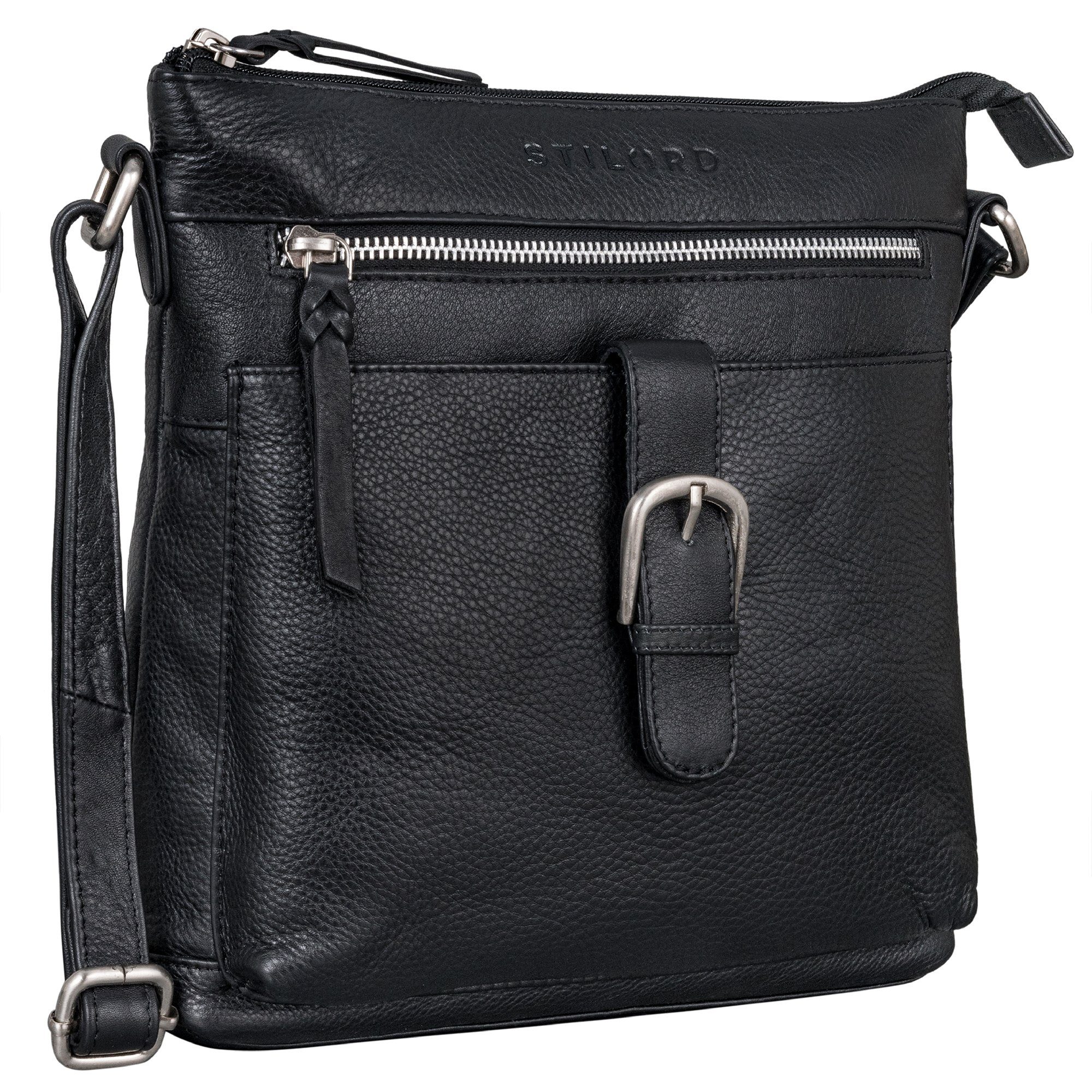 Handtasche "Theodora" Vintage Leder Handtasche Damen Umhängetasche
