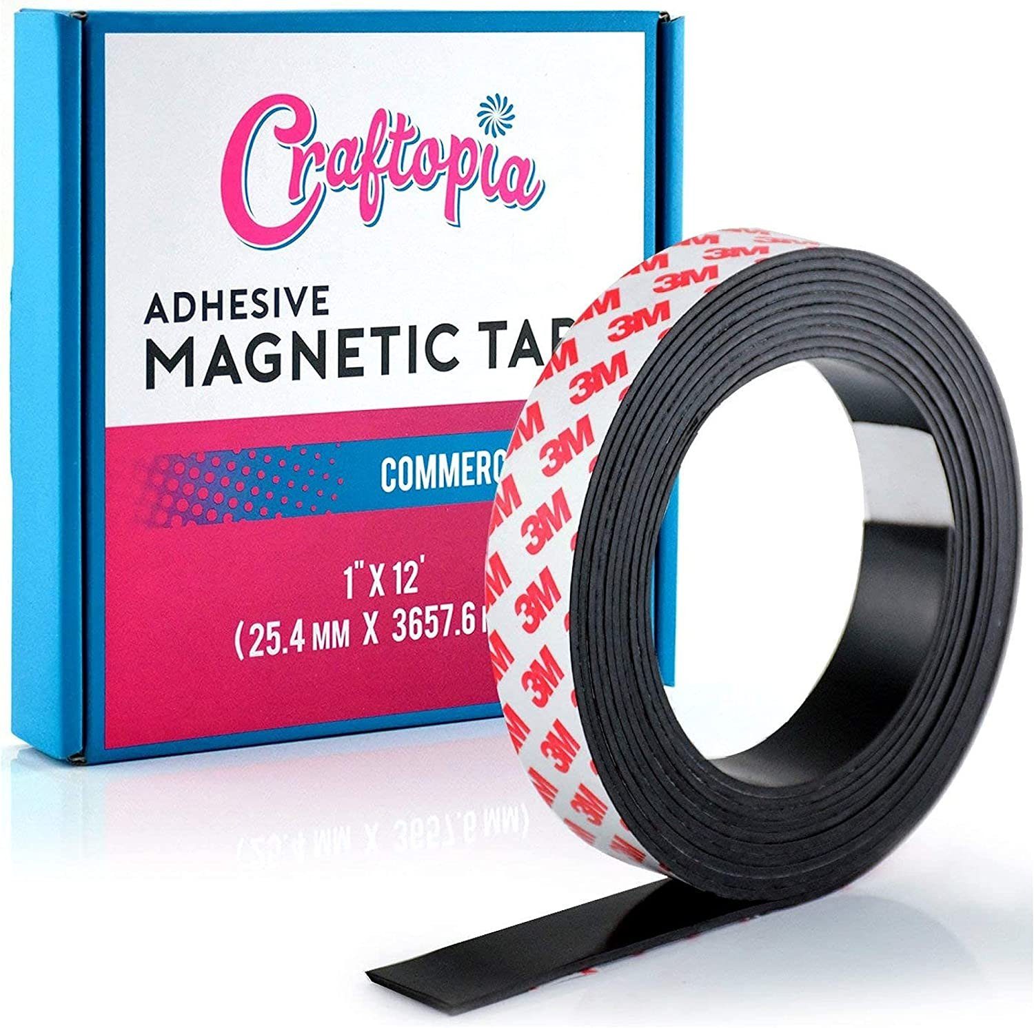 Magnetstreifen 3m Magnetband 300 cm stark - Klebestreifen Magnet