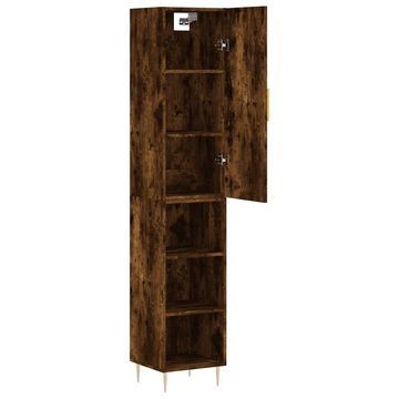 furnicato Sideboard Highboard Räuchereiche 34,5x34x180 cm Holzwerkstoff