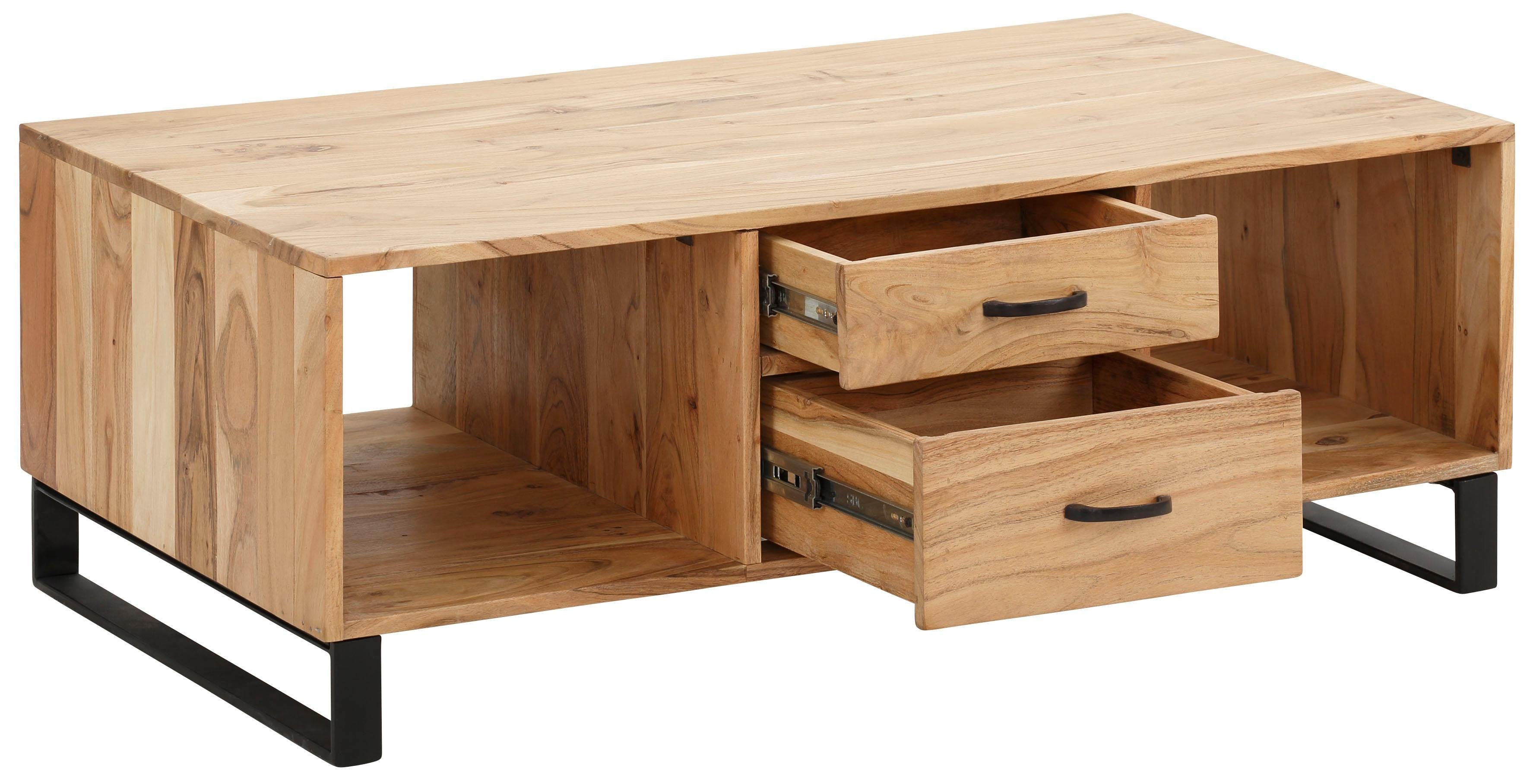Gutmann Factory Couchtisch »Georgia«, aus massivem Akazienholz, Breite 110 cm-kaufen