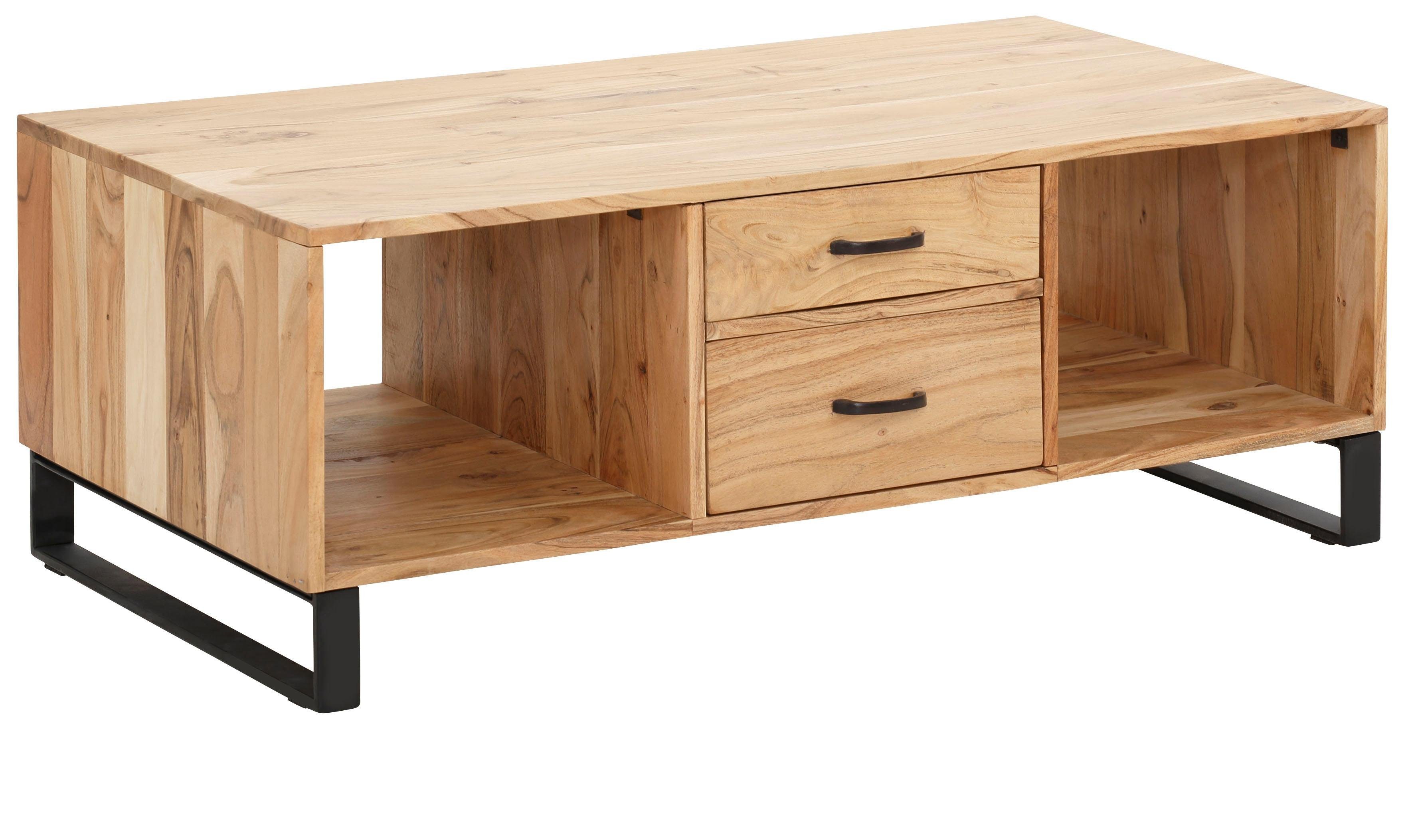 Gutmann Factory Couchtisch »Georgia«, aus massivem Akazienholz, Breite 110 cm-Otto