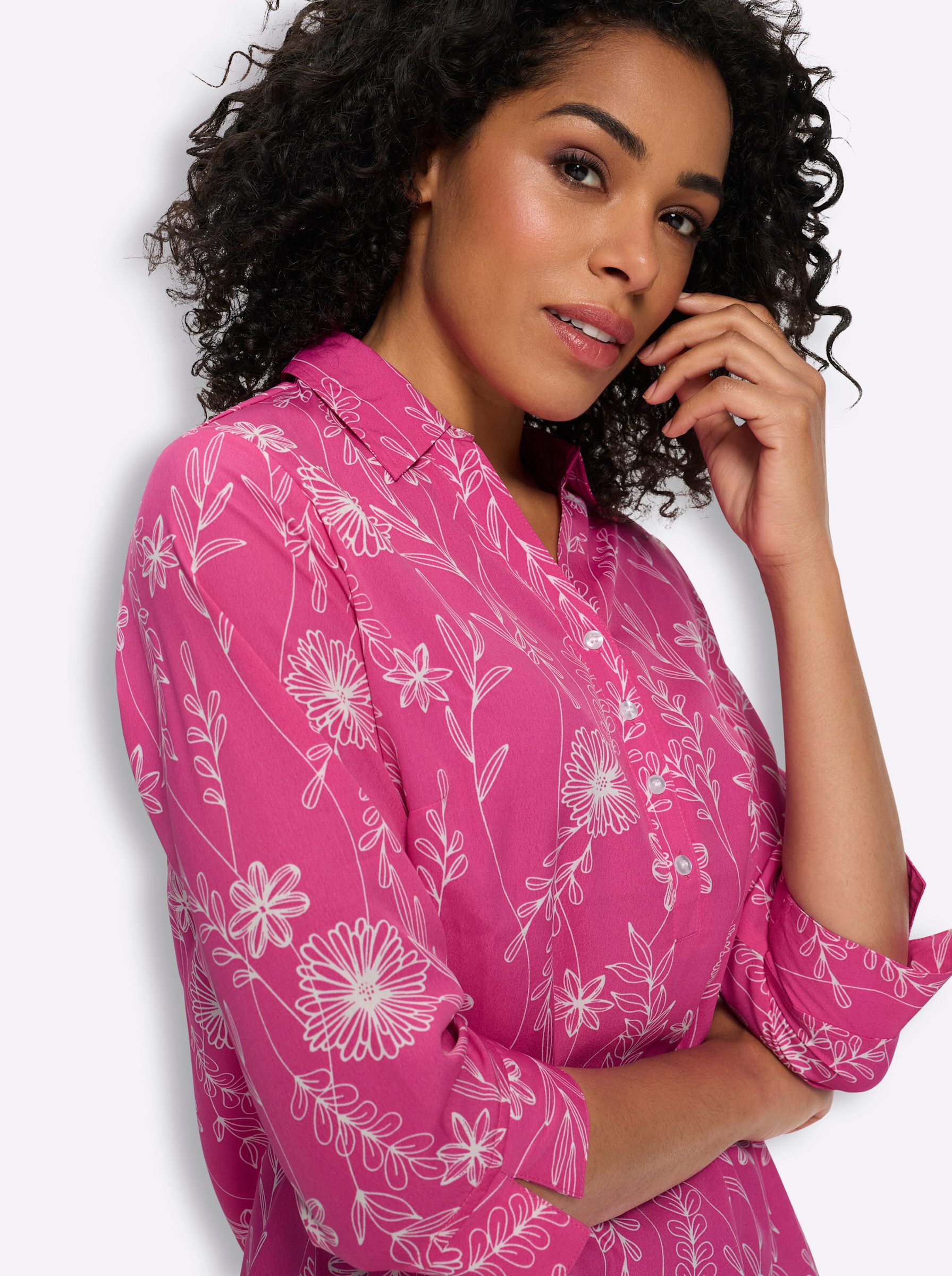 Sieh an! Klassische Bluse 3/4-Arm-Bluse 3/4-Arm – Bild 5 von 5