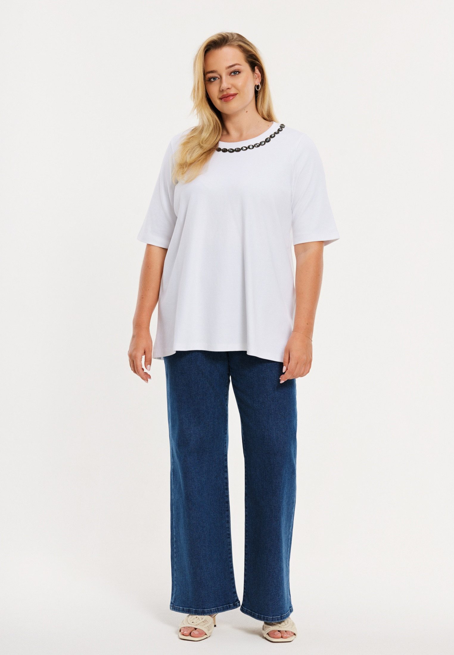 YOEK Langarmshirt Damen T-shirt Flare Fit