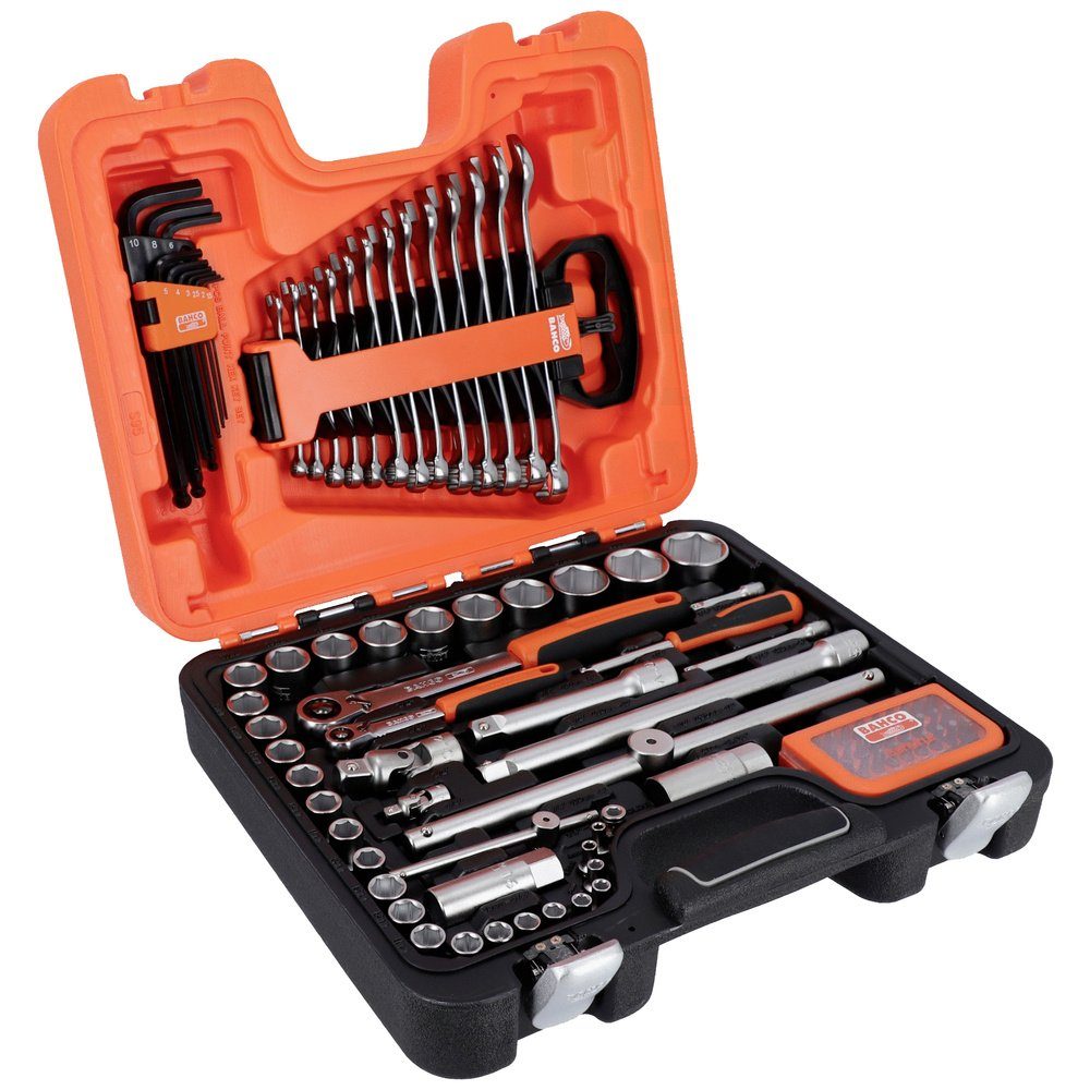 BAHCO Steckschlüssel Bahco Steckschlüsselsatz 1/2", 1/4" 95teilig S95