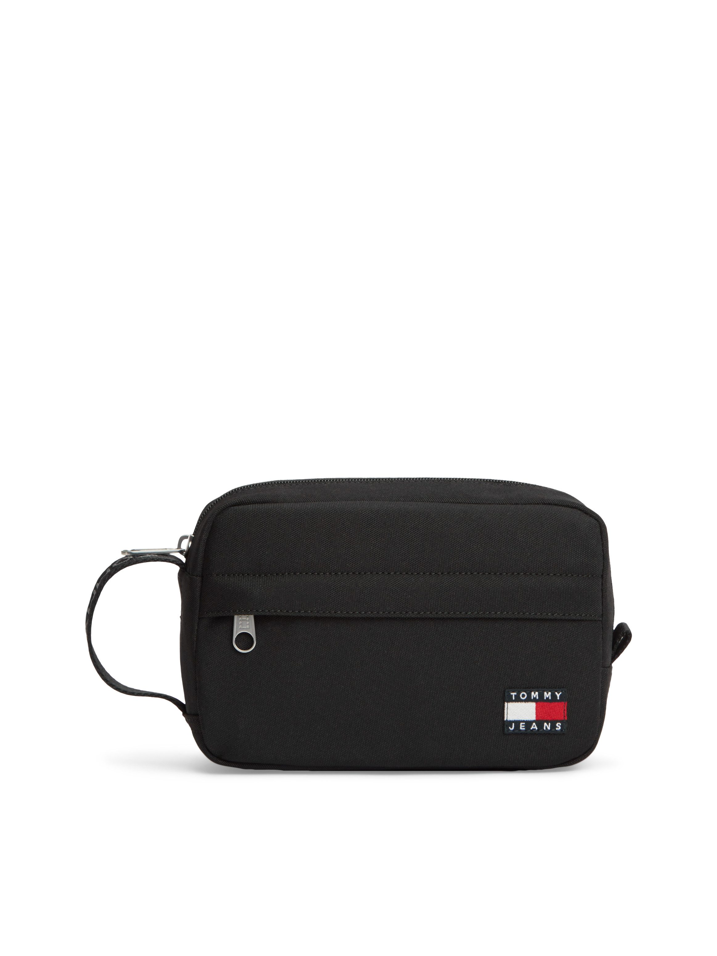 Tommy Jeans Kulturbeutel TJM ESS DAILY WASHBAG, Unisex Minibag, Hygienebeutel mit praktischer Handschlaufe