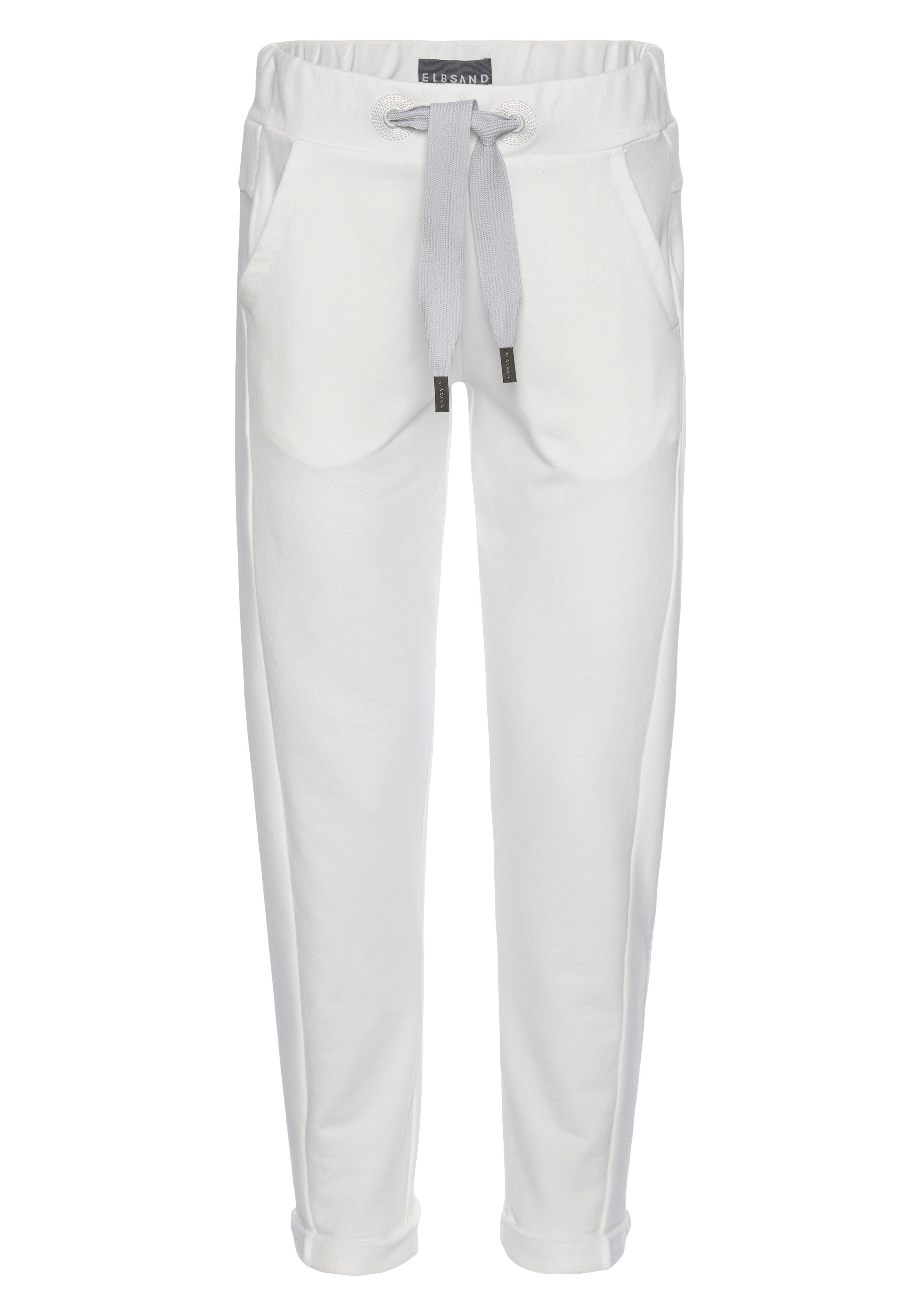 Elbsand Sweathose Brinja mit Logoprint am Bund und Taschen, Jogginghose, Relaxhose