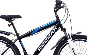 Rezzak Mountainbike 26 Zoll MTB Mountainbike Fahrrad Jugend Rad, 21 Gang Shimano, Kettenschaltung