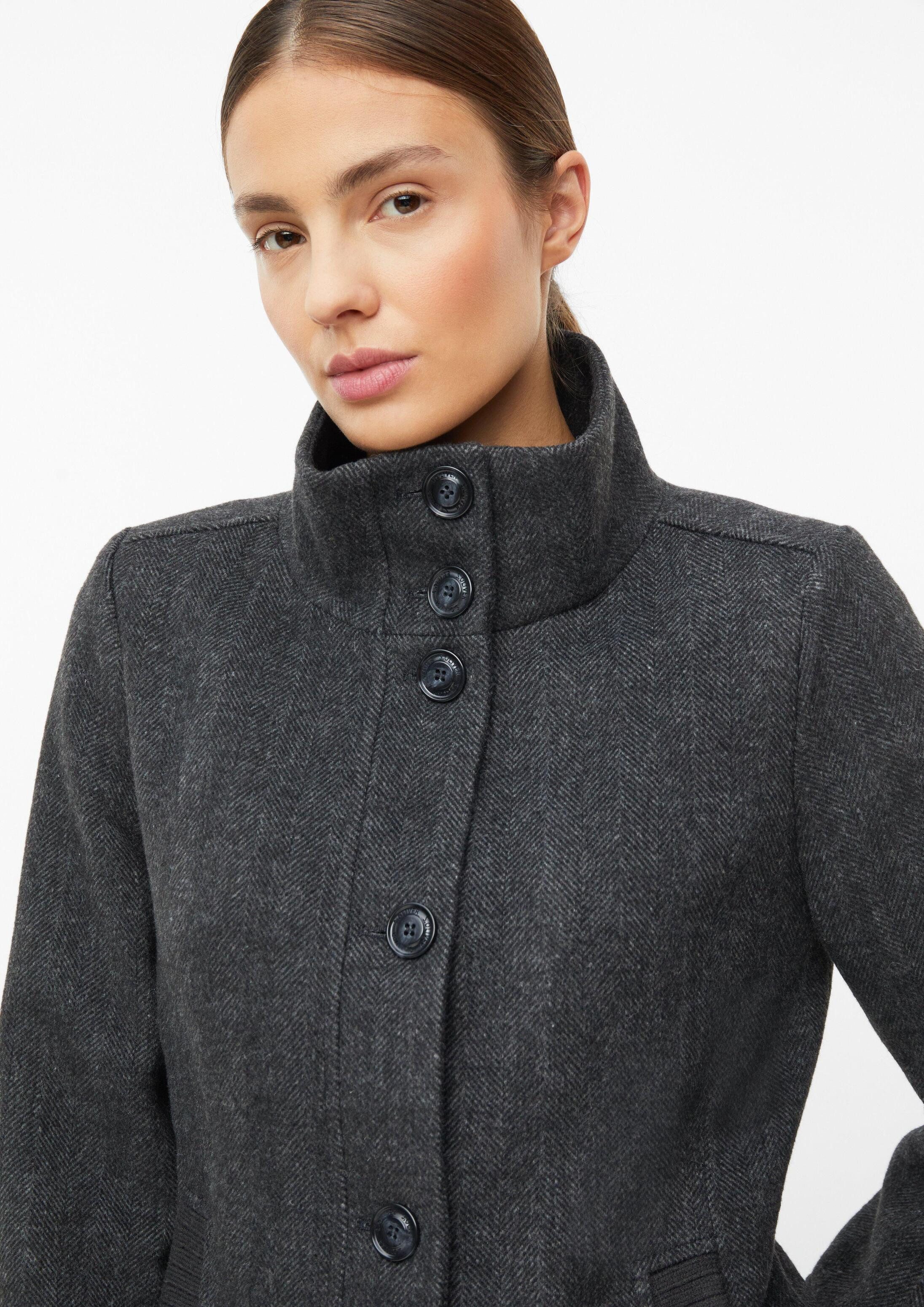 s.Oliver Funktionsjacke Outdoor-Jacke Wollmix-Jacke im Slim Fit – Bild 4 von 5