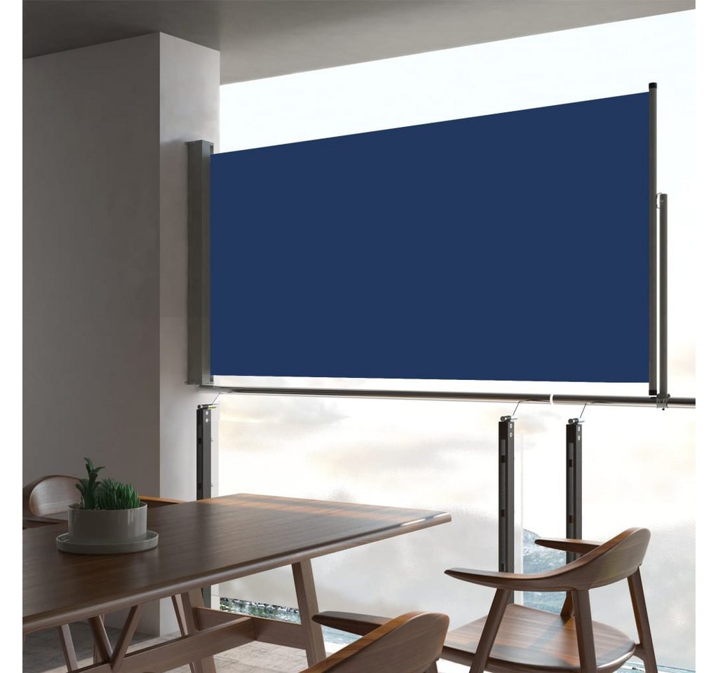 Thumbnail - vidaXL Seitenmarkise Ausziehbare Seitenmarkise 80×300 cm Blau