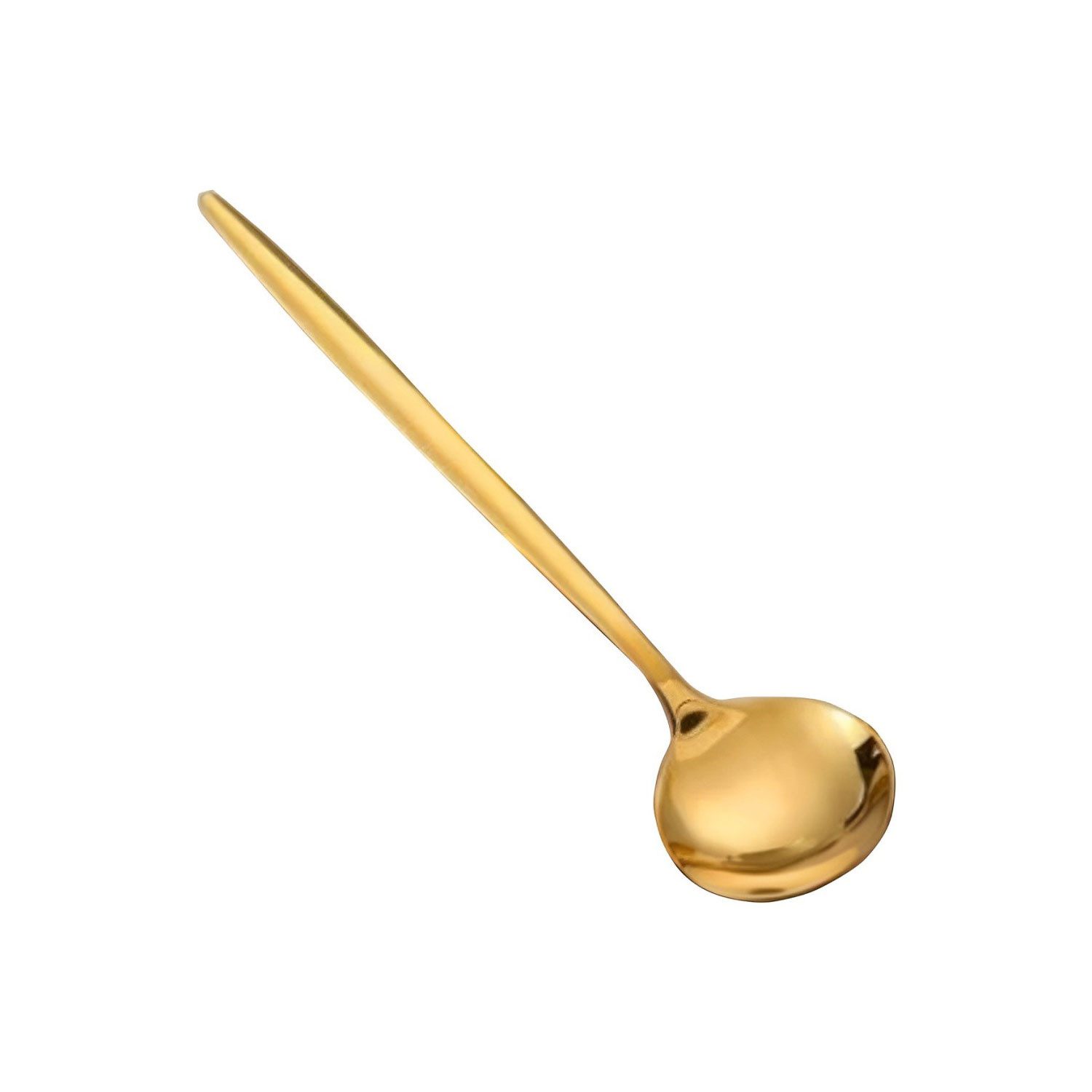 Jungengel Teelöffel Luxus Gold 6-Teilig Titanbeschichtet Kleine-Löffel 13cm Hitzebeständig (6 Stück), Hitzebeständig, Langlebig, TOP Qualität, Modern – Bild 3 von 5