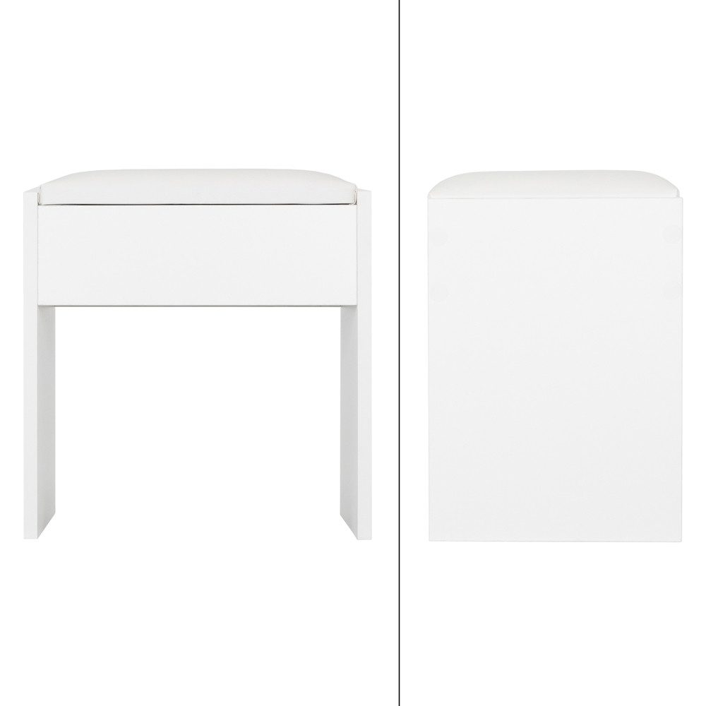 ML-DESIGN Schminktisch Moderner Polsterhocker im edlen Design hoher Sitzkom günstig online kaufen