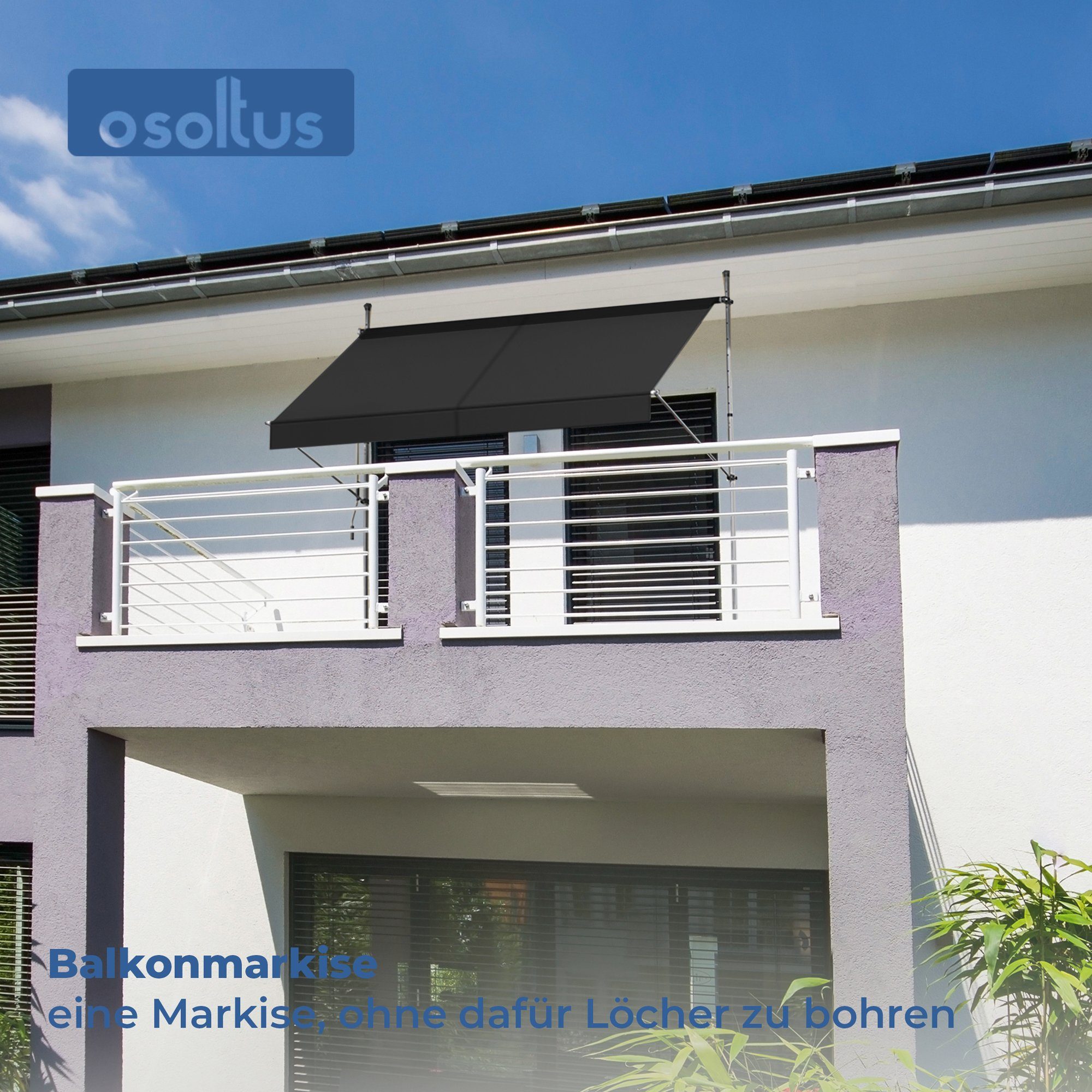 osoltus Sonnenschirm osoltus Balkon Klemmmarkise 250 günstig online kaufen