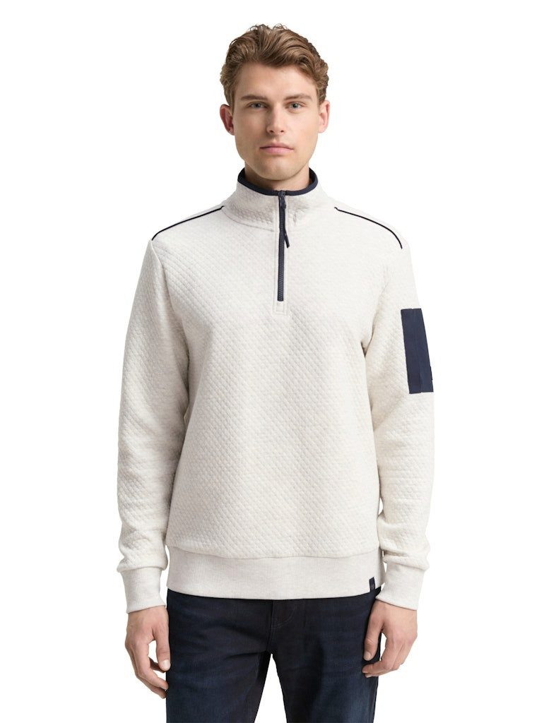 TOM TAILOR Oversize Kinder Sweatshirt Troyer-Stil mit Reißverschluss main image 1