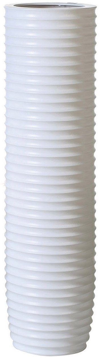 GILDE Bodenvase Gentle (1 St), Keramik, matt, mit Rillenstruktur, 58 cm hoc günstig online kaufen