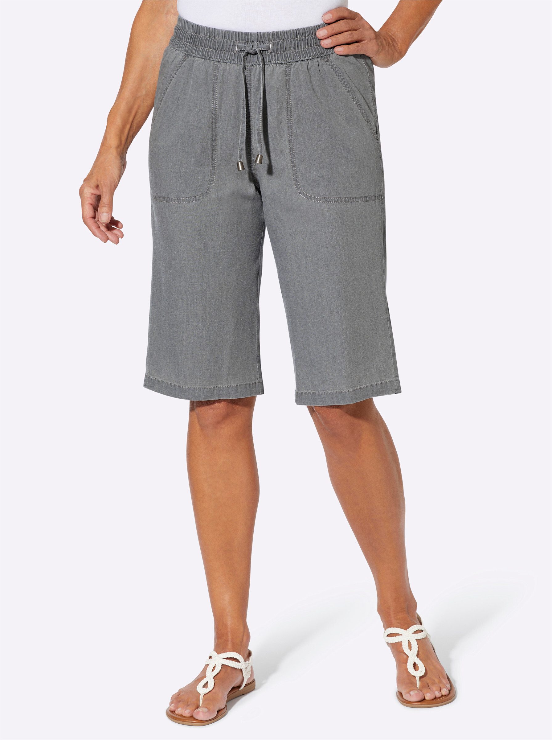 Jeansshorts Jeans-Bermudas komfortabel
