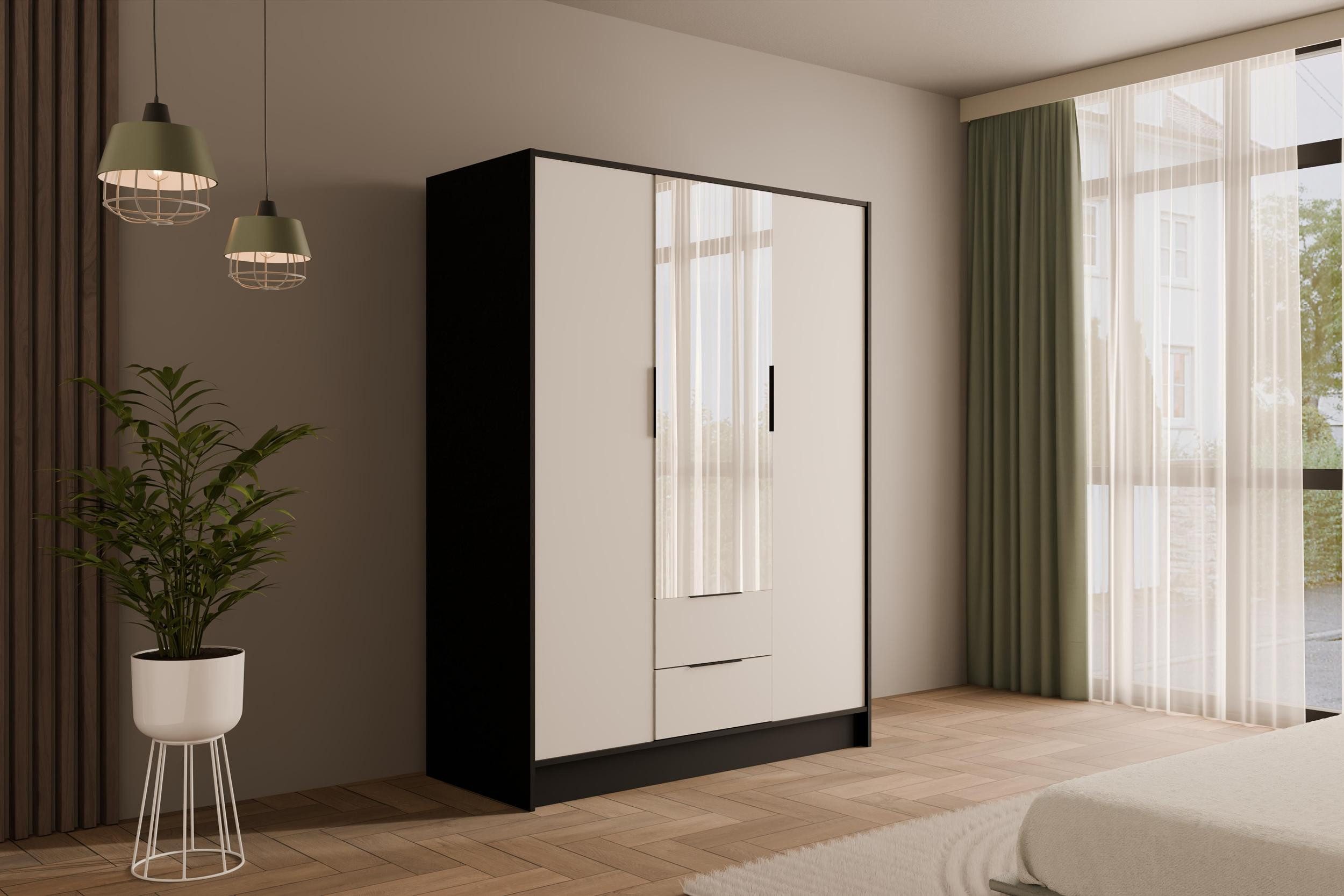 ALTDECOR Drehtürenschrank KOLIN (Kleiderschrank Garderobenschrank mit günstig online kaufen