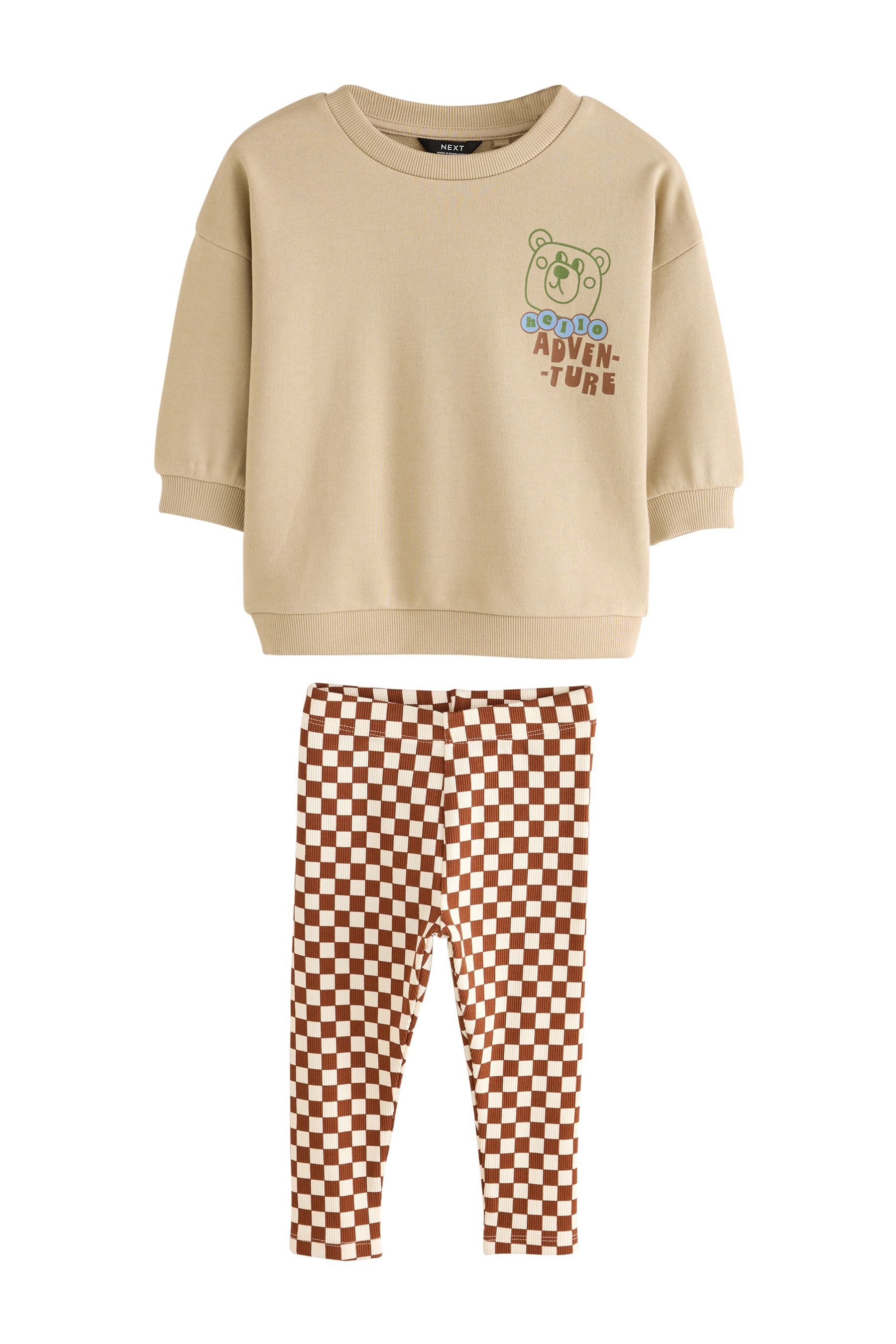 Next Sweatanzug Sweatshirt und Leggings, 2er-Set (2-tlg)