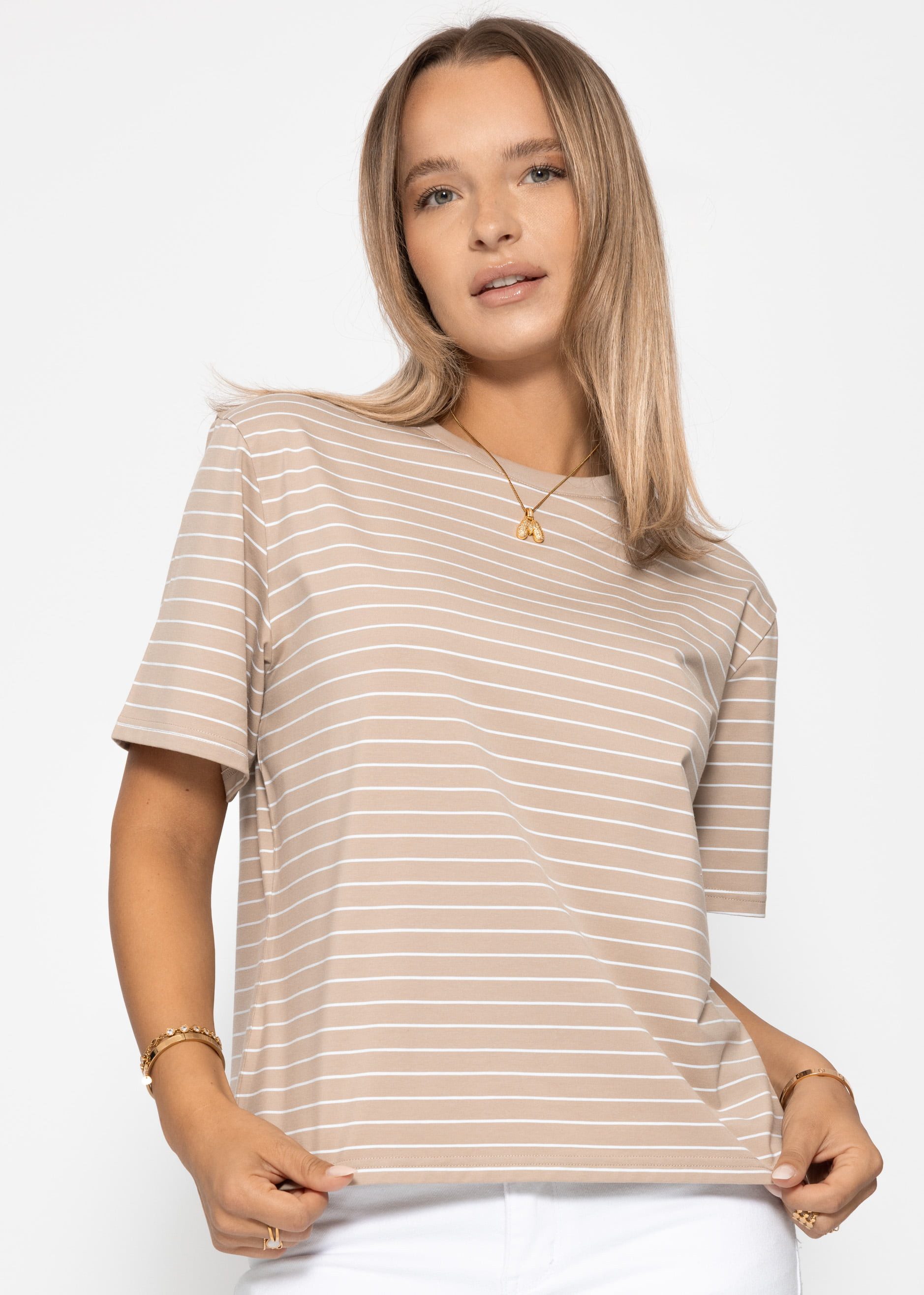 SASSYCLASSY T-Shirt Gestreiftes T-Shirt für Damen günstig online kaufen