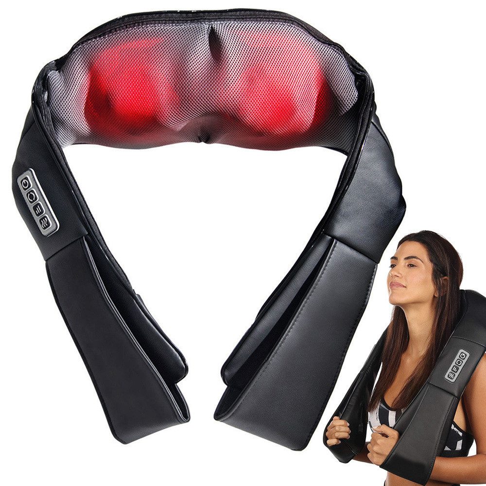 Shiatsu-Massagegerät Nackenmassagegerät Shiatsu Massagegerät Schultermassage Wärmefunktion