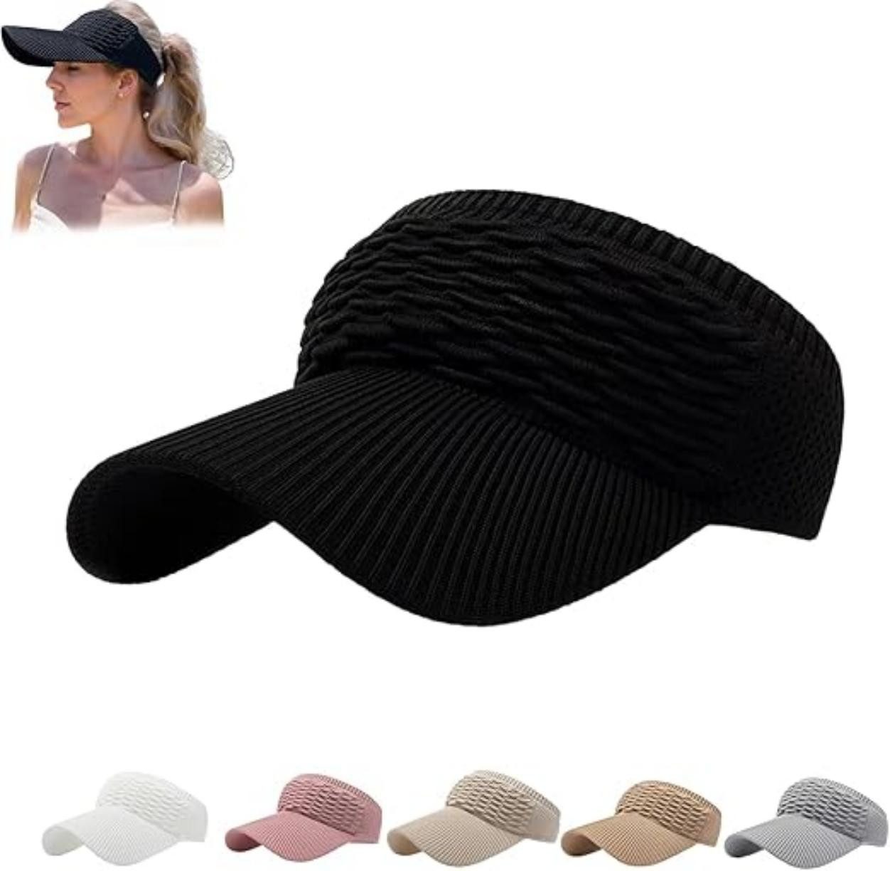 Coonoor Visor Sonnenhut Breite Krempe Hut Einstellbar Faltbarer UV günstig online kaufen