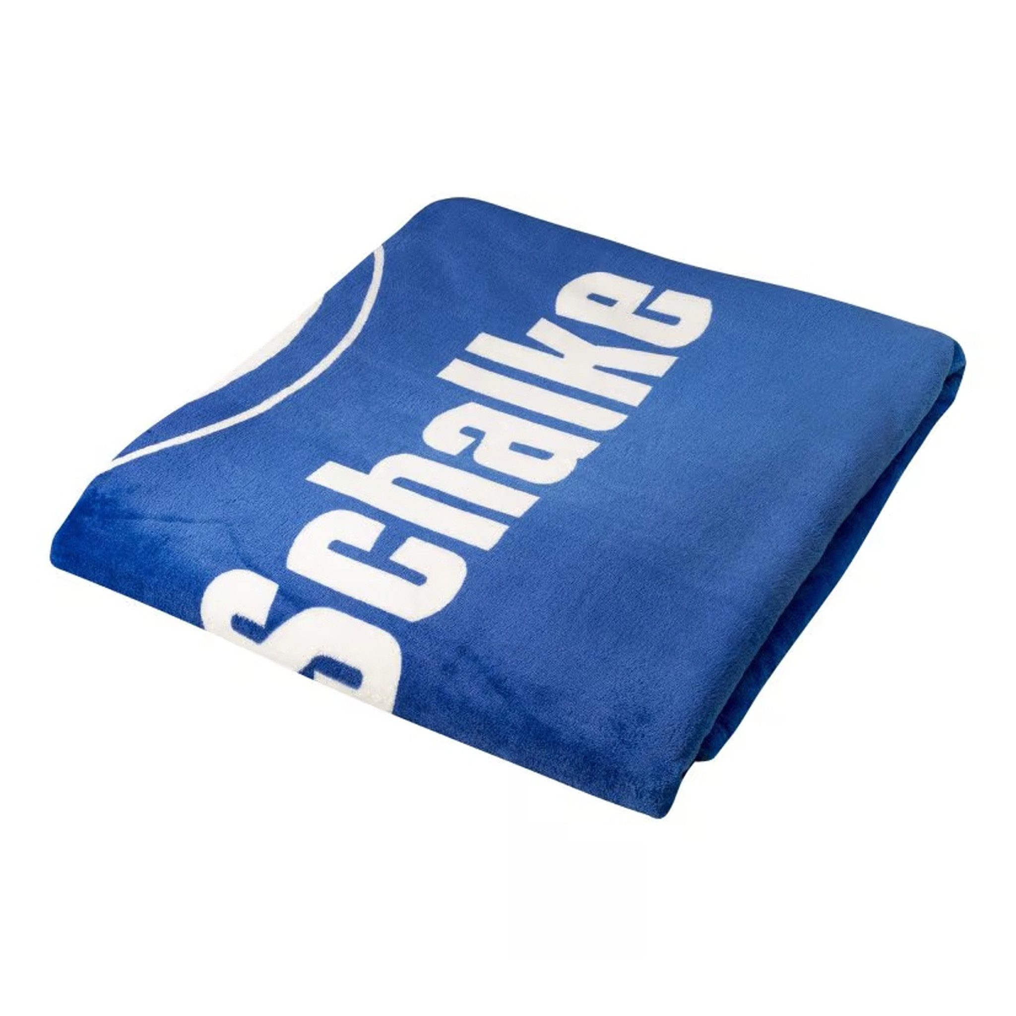 Wohndecke Flanell Königsblau 150 x 200 cm 100% Polyester, FC Schalke 04 günstig online kaufen