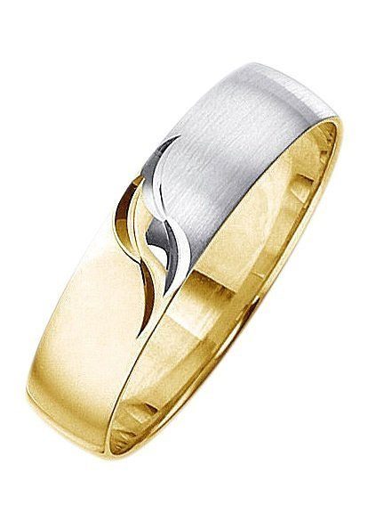 375 Brillant/Diamant ohne Gold Trauring Ehering Geschenk Schmuck Hochzeit mit o. Firetti "LIEBE", Trauring