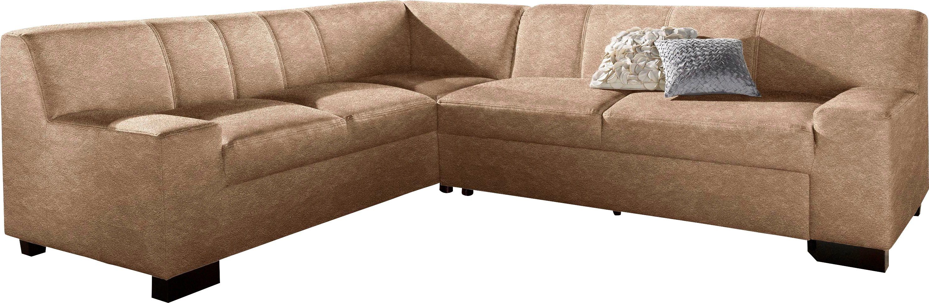 DOMO collection Ecksofa Norma L-Form, wahlweise mit Bettfunktion