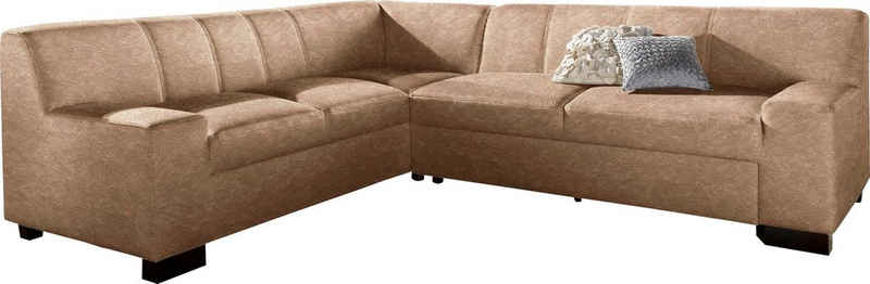 DOMO collection Ecksofa Norma, wahlweise mit Bettfunktion