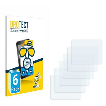 BROTECT Schutzfolie für TechniSat Techniradio 4 IR, Displayschutzfolie, 6 Stück, Folie matt entspiegelt