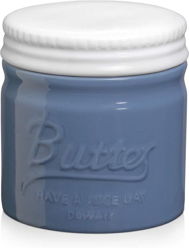 Dowan Butterdose DOWAN Porzellan Buttertopf Französische Butterdose mit Deckel, Porzellan