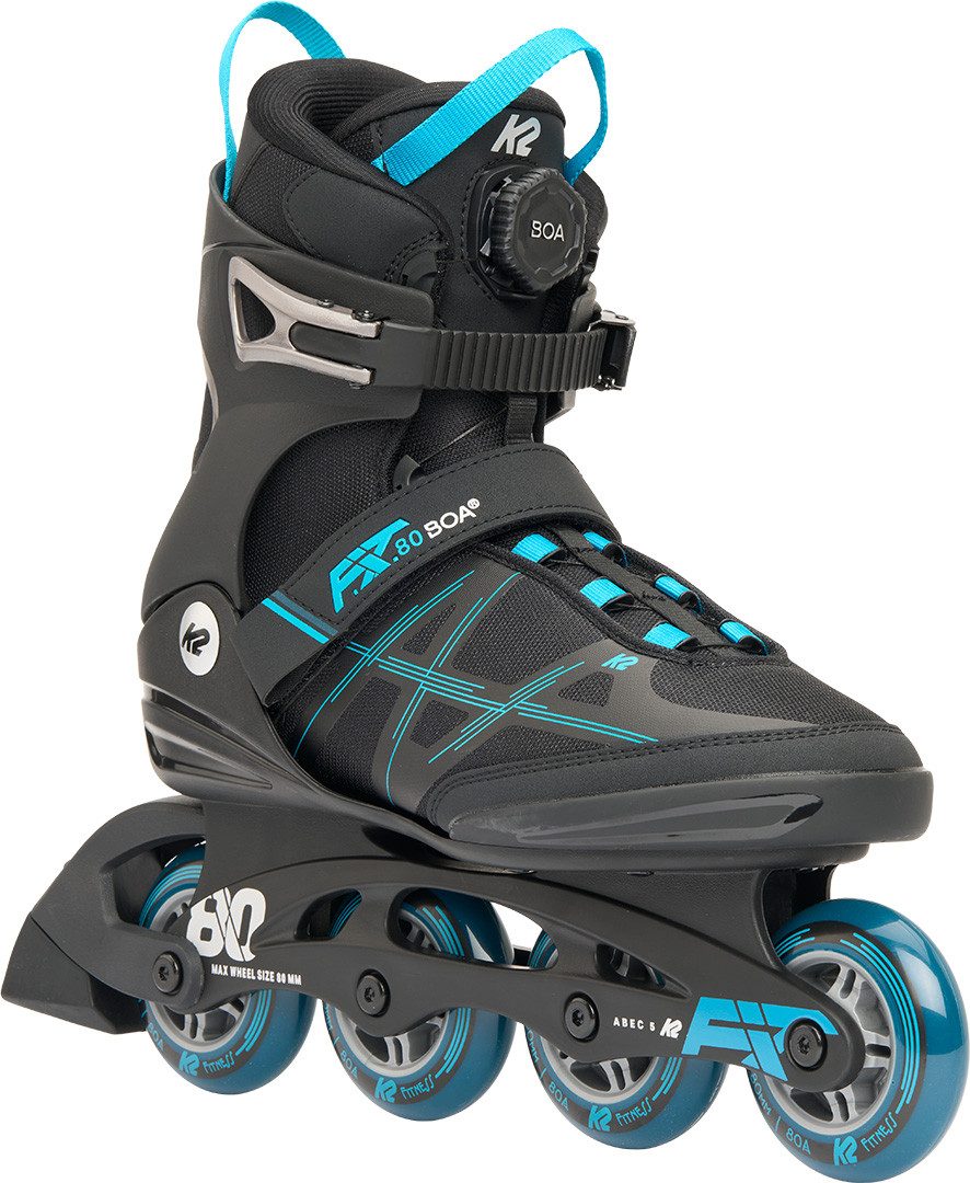 K2 Inlineskates K2 F.I.T. 80 BOA Inline Skate black/blue
