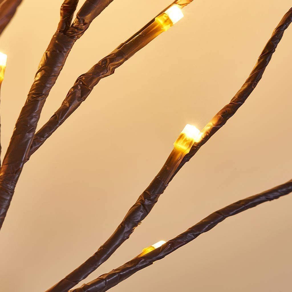 Weihnachtsbaum-Zweig-Lichter,festliche Stripe Lichter Jormftte LED