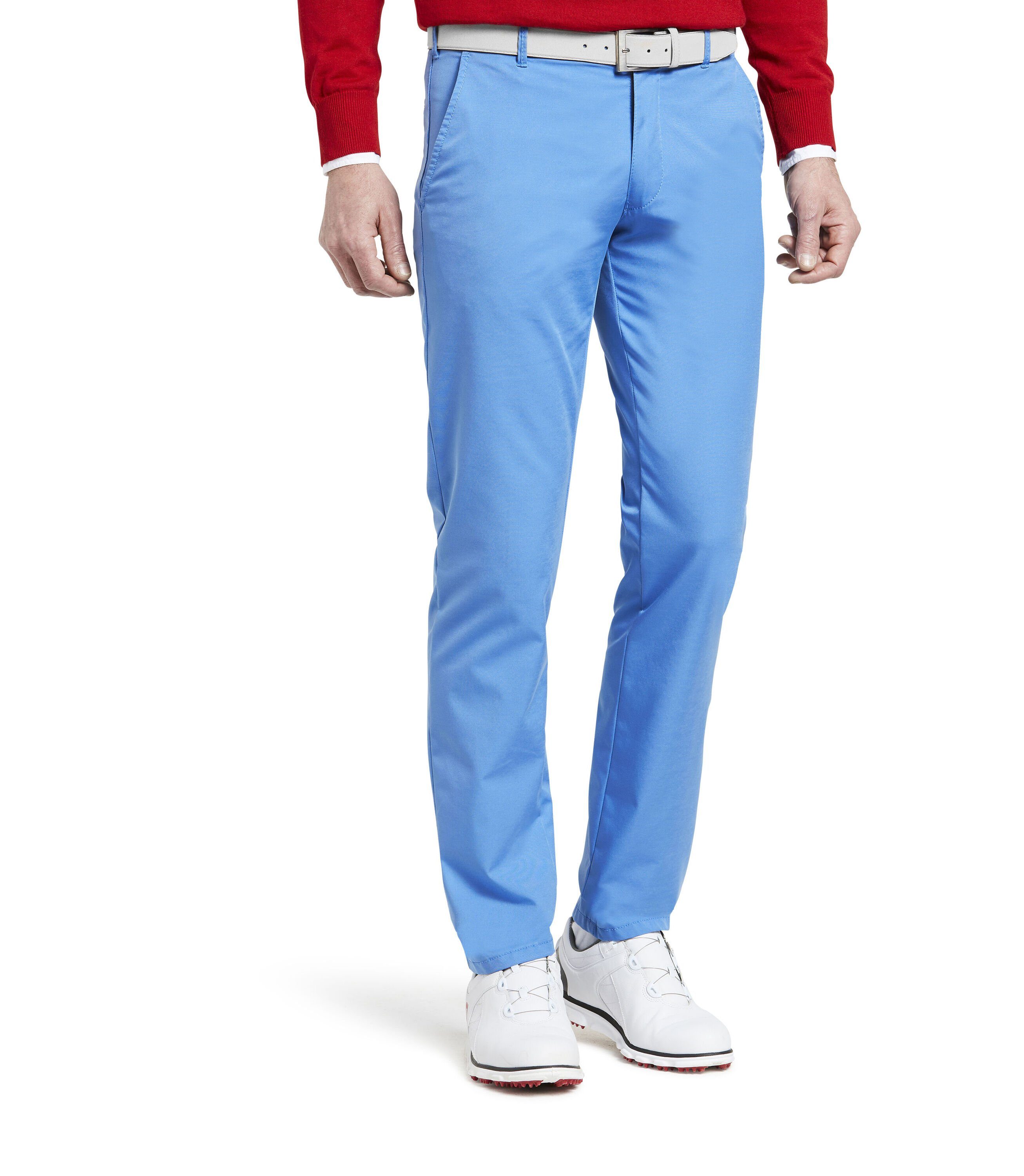 MEYER Chinohose Golf blau französischen mit Augusta Chino Einschubtaschen